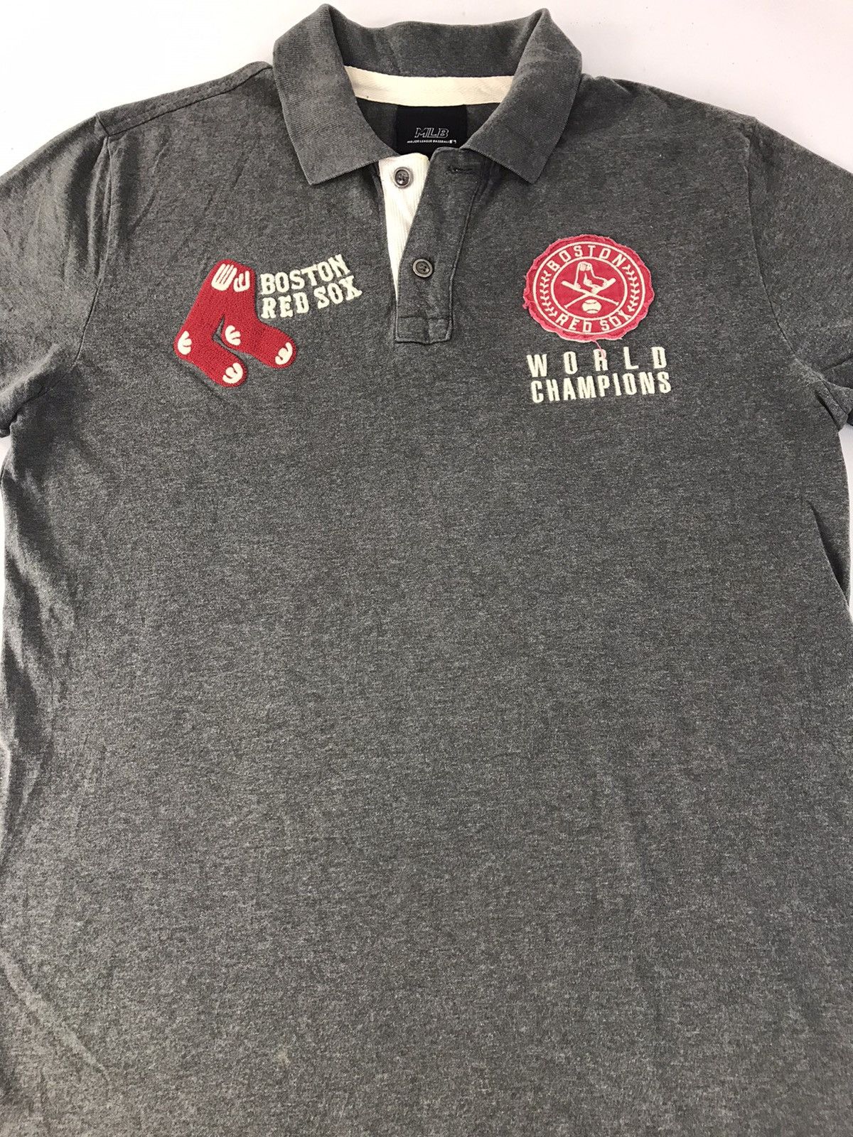 MLB Boston Red Sox Major League Baseball Polo Embroidery Logo Size US M / EU 48-50 / 2 - 2 Thumbnail