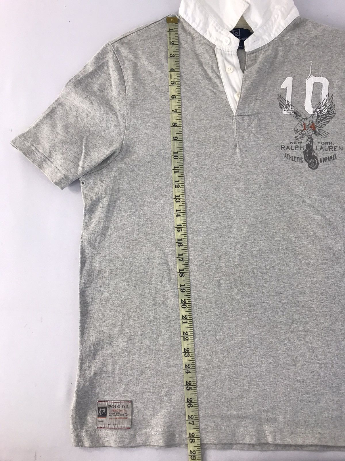 Polo Ralph Lauren Polo Ralph Lauren Athletic 381 Bleecker Polo Tee Rugby Size US L / EU 52-54 / 3 - 11 Thumbnail