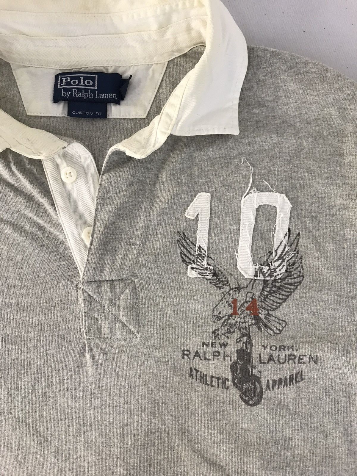 Polo Ralph Lauren Polo Ralph Lauren Athletic 381 Bleecker Polo Tee Rugby Size US L / EU 52-54 / 3 - 2 Thumbnail