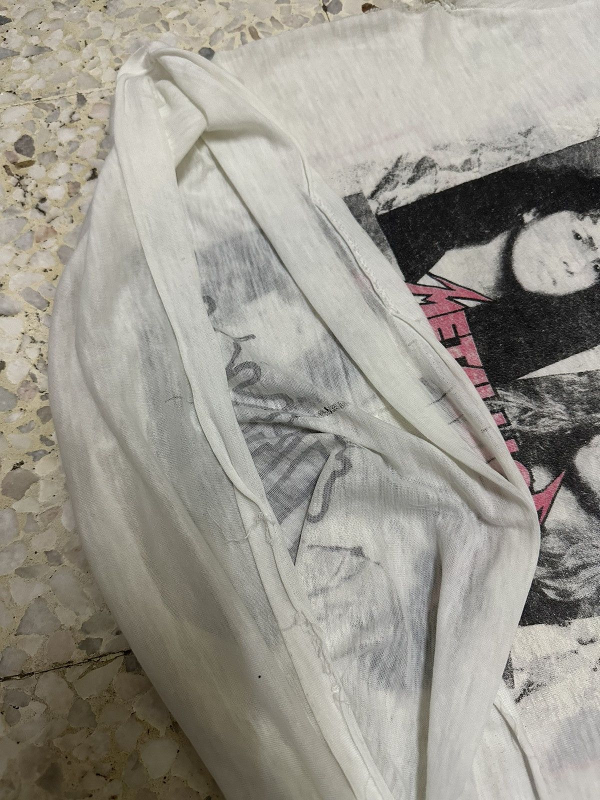 Band Tees Vintage 88’s Metallica and Justice For All Shirt Destroyed Size US L / EU 52-54 / 3 - 8 Thumbnail