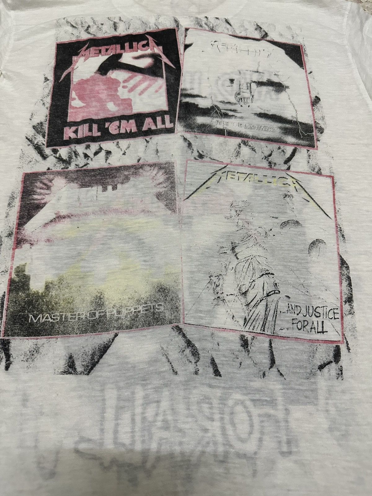 Band Tees Vintage 88’s Metallica and Justice For All Shirt Destroyed Size US L / EU 52-54 / 3 - 11 Thumbnail