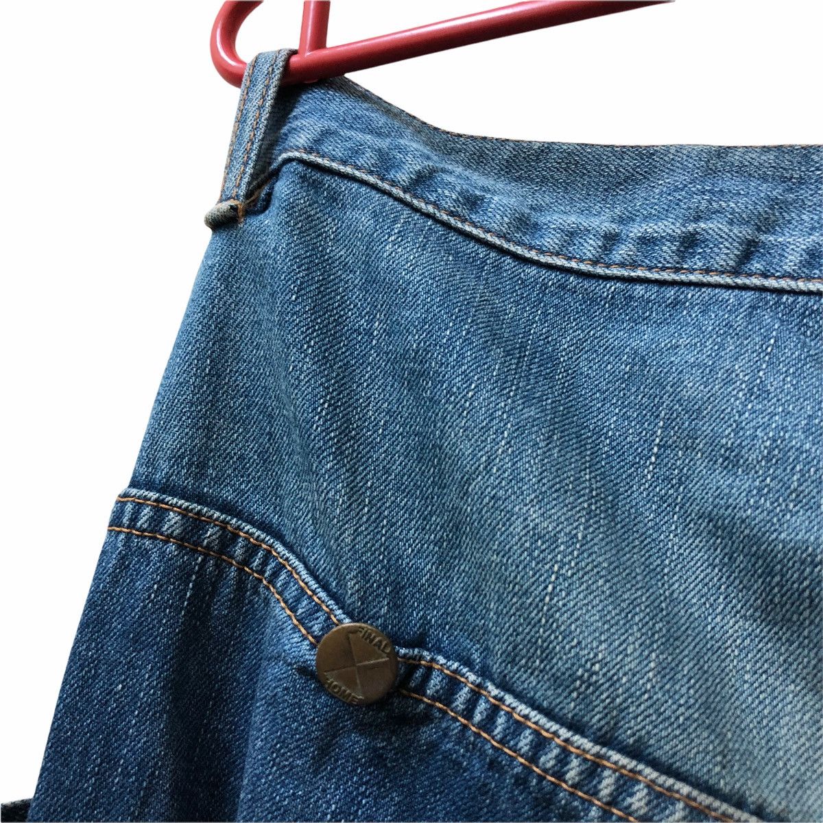 Final Home ISSEY MIYAKE FINAL HOME DENIM JEANS MULTI POCKET Size US 33 - 12 Thumbnail