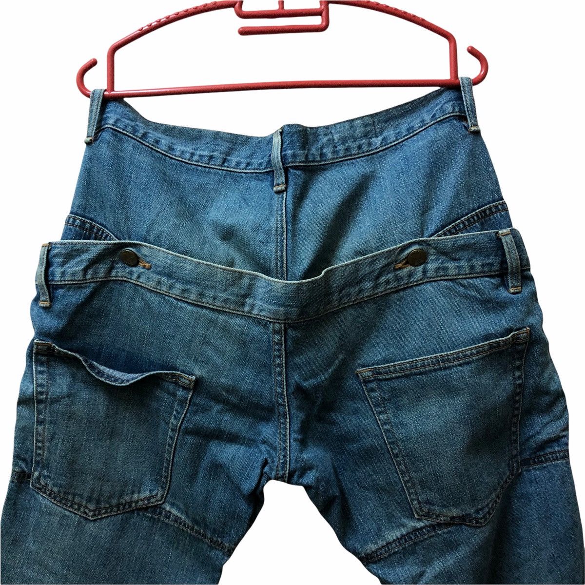 Final Home ISSEY MIYAKE FINAL HOME DENIM JEANS MULTI POCKET Size US 33 - 15 Thumbnail