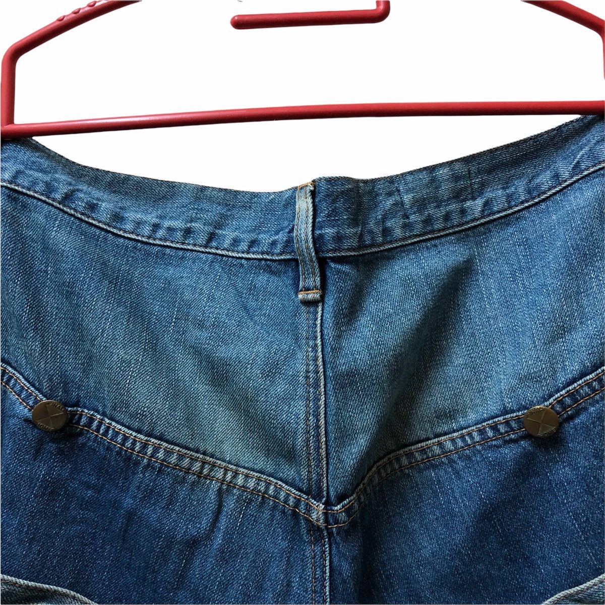 Final Home ISSEY MIYAKE FINAL HOME DENIM JEANS MULTI POCKET Size US 33 - 10 Thumbnail