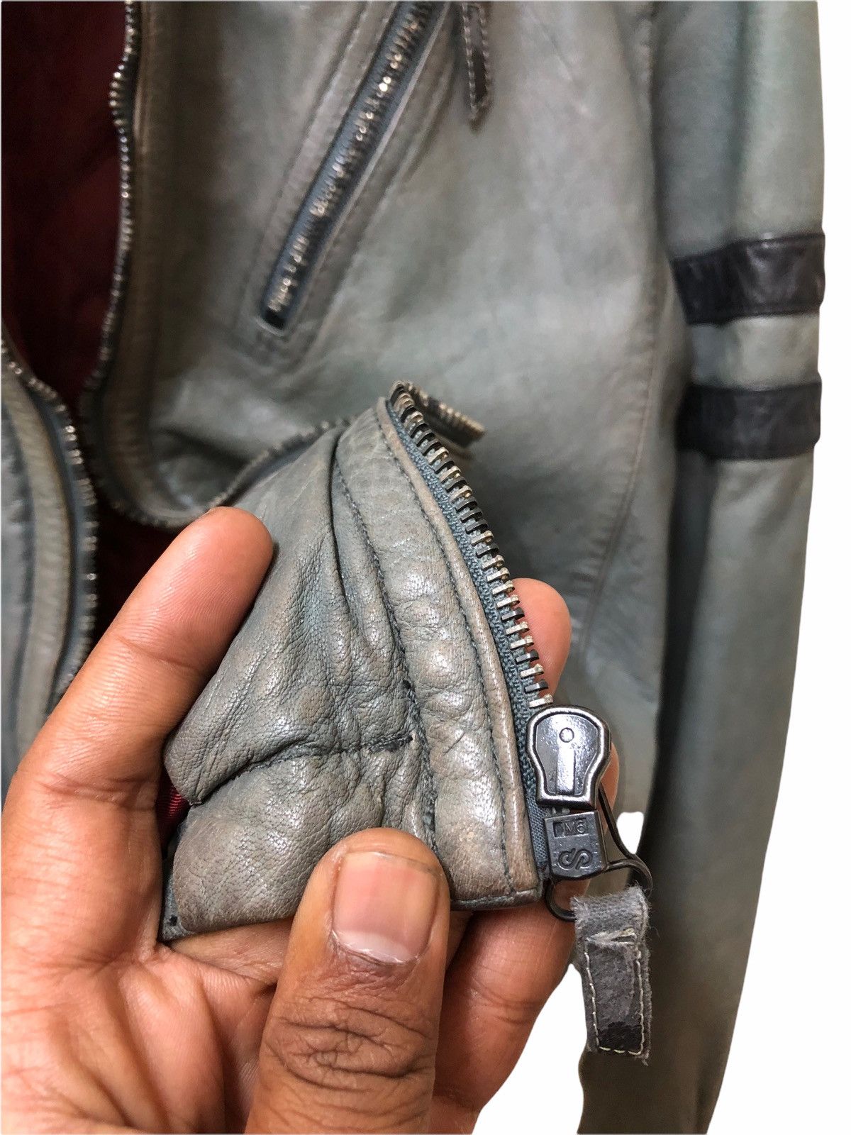 Jean Paul Gaultier JEANS PAUL GAULTIER MOTO LEATHER JACKET Size US M / EU 48-50 / 2 - 10 Thumbnail