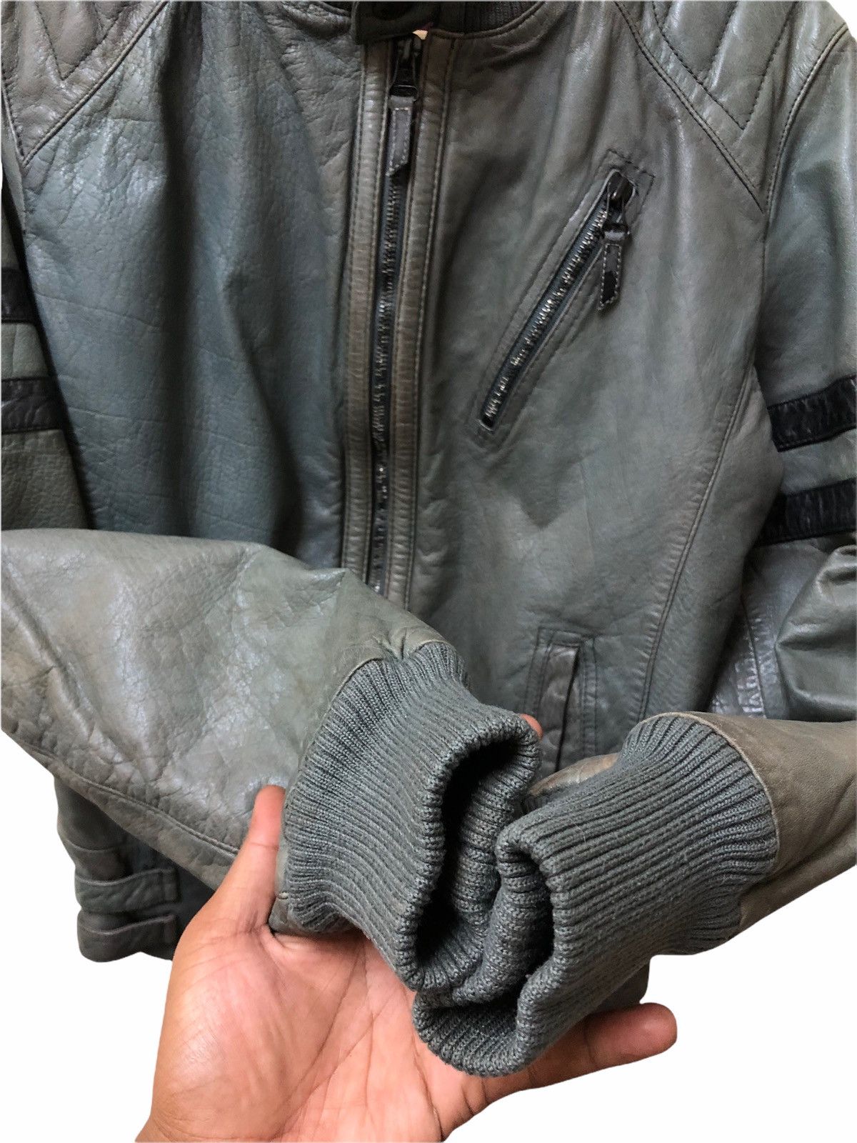 Jean Paul Gaultier JEANS PAUL GAULTIER MOTO LEATHER JACKET Size US M / EU 48-50 / 2 - 7 Thumbnail