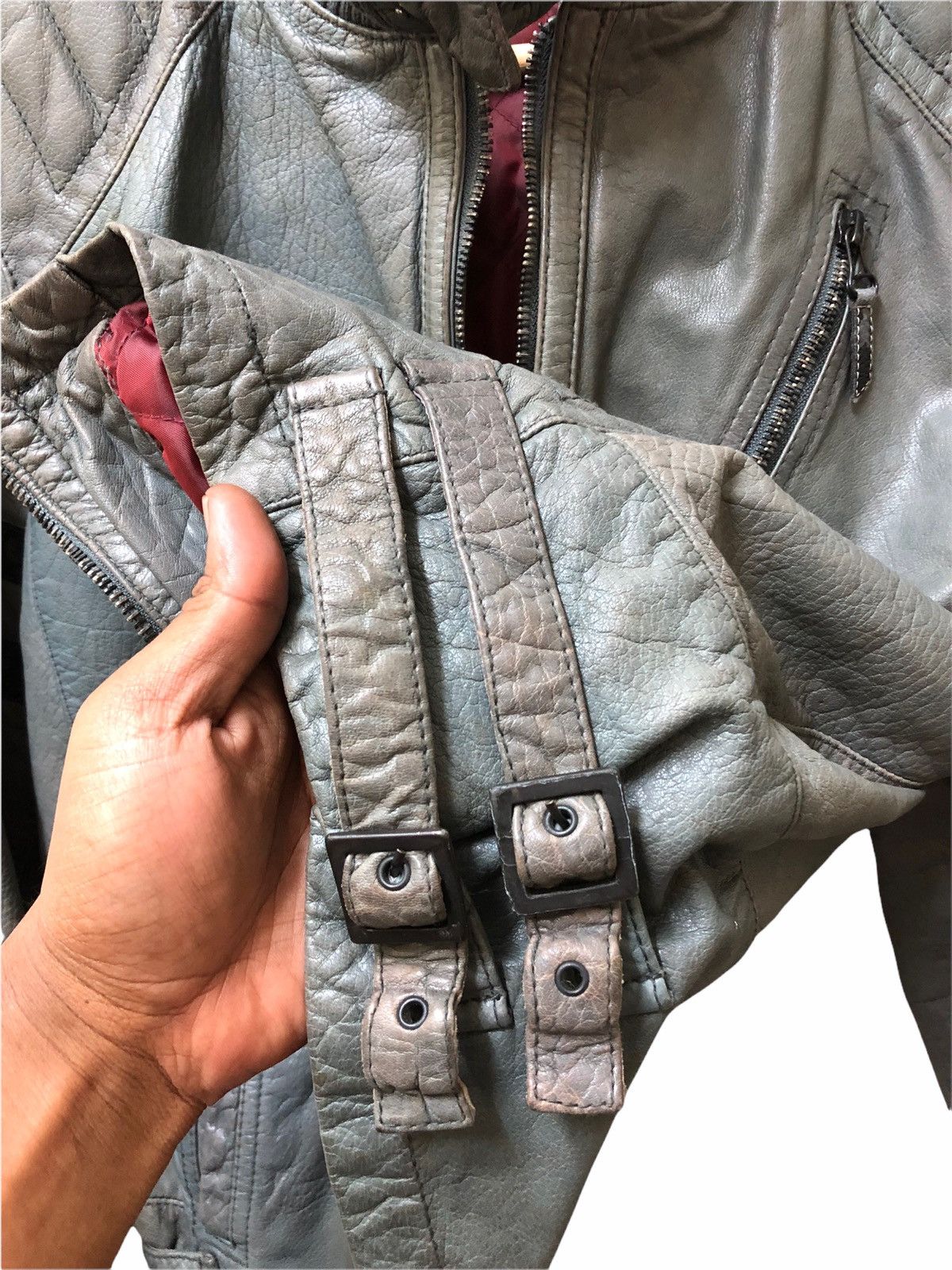 Jean Paul Gaultier JEANS PAUL GAULTIER MOTO LEATHER JACKET Size US M / EU 48-50 / 2 - 14 Thumbnail