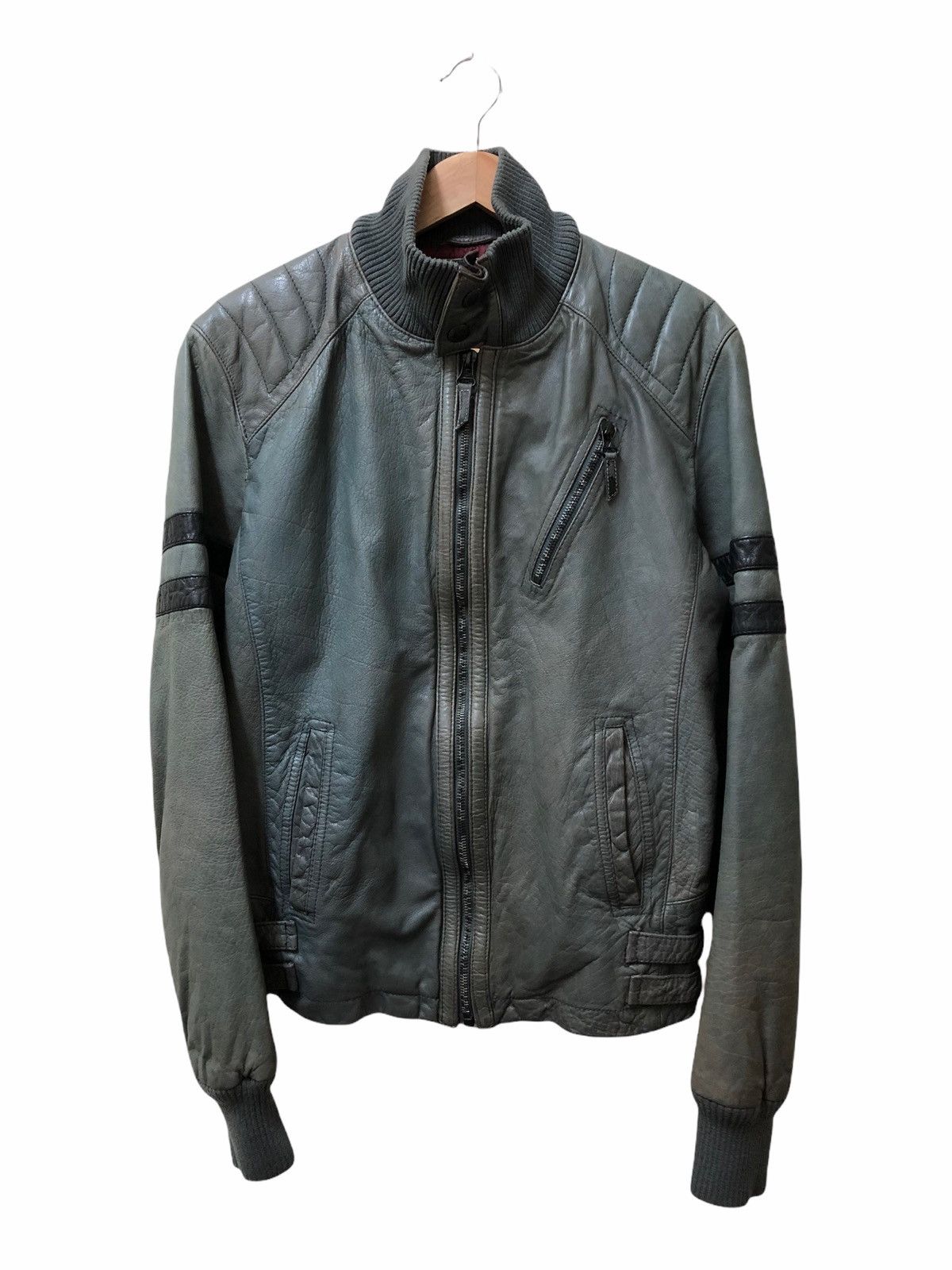Jean Paul Gaultier JEANS PAUL GAULTIER MOTO LEATHER JACKET Size US M / EU 48-50 / 2 - 1 Thumbnail