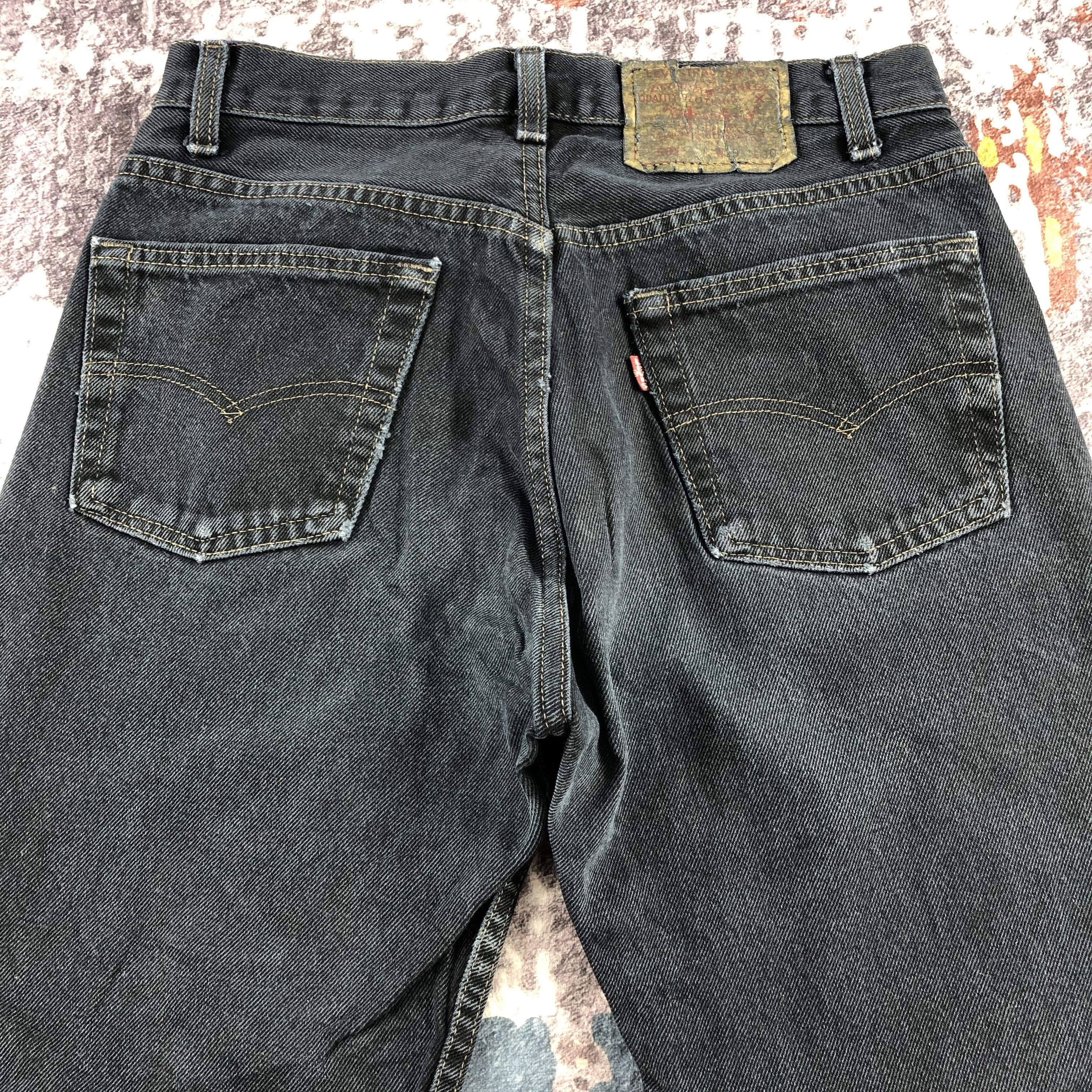 Levi's × Vintage Vintage 90s Faded Black Levis 501 Jeans-JM3053 Size US 29 - 4 Thumbnail