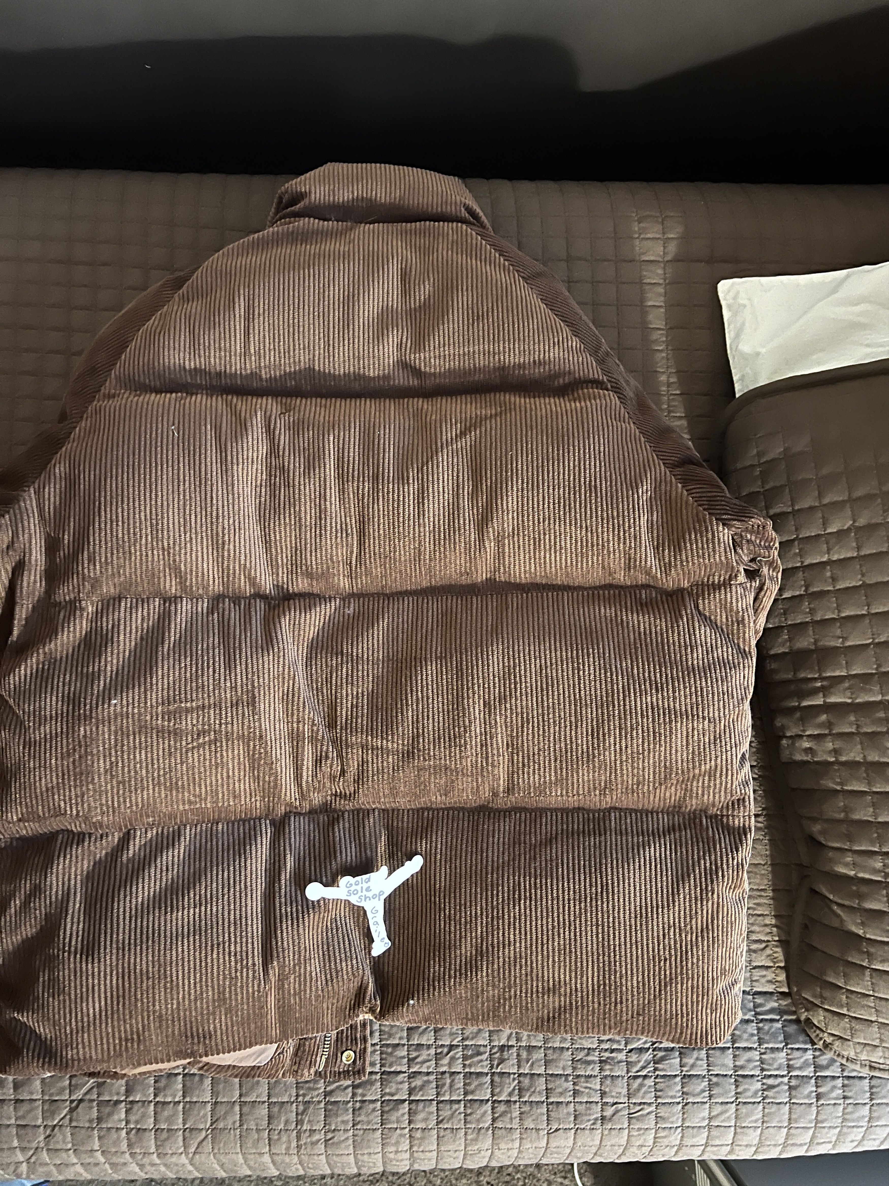 Forever 21 Corduroy Puffer Jacket Brown Sz L Size US L / EU 52-54 / 3 - 2 Thumbnail