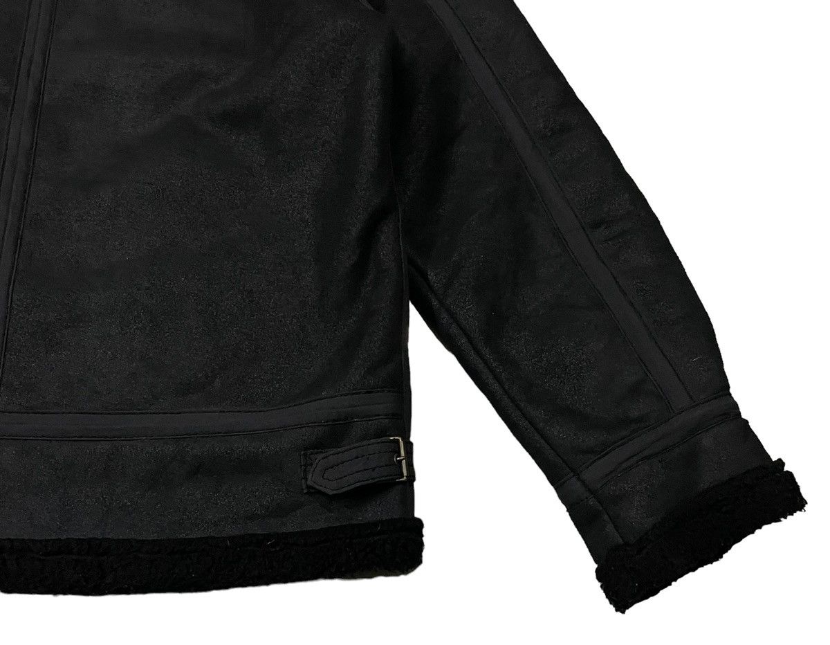 Alpha Industries Vintage Alpha Industries B3 Sherpa Fleece Leather Jacket Size US XL / EU 56 / 4 - 12 Thumbnail