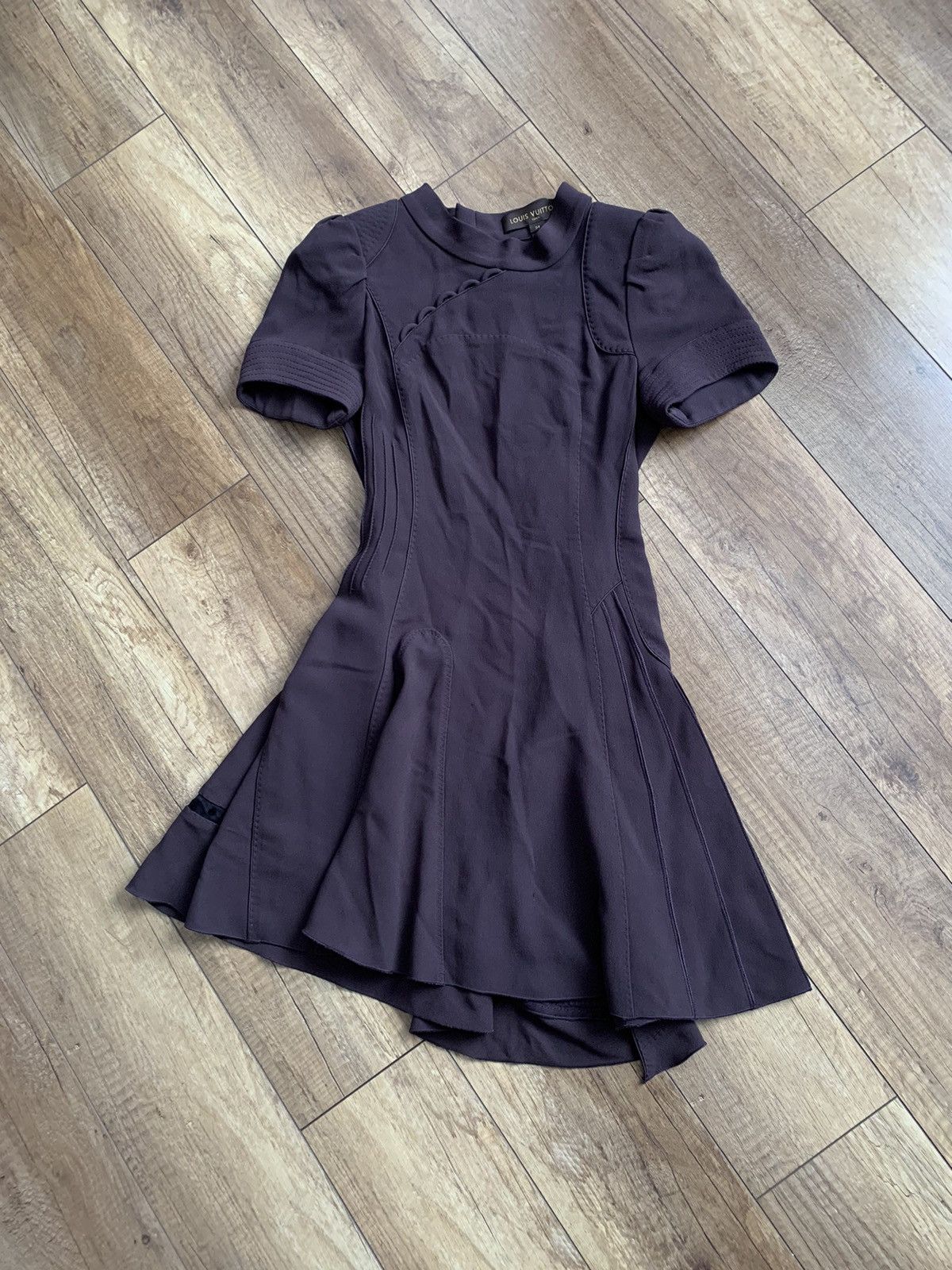 image of Louis Vuitton Paris Dress Lv in Deep Purple, Women's (Size XS)