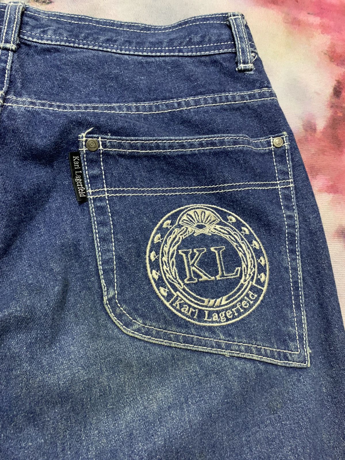 Karl Lagerfeld Vintage Karl Lagerfeld Slim Denim Size US 31 - 4 Thumbnail