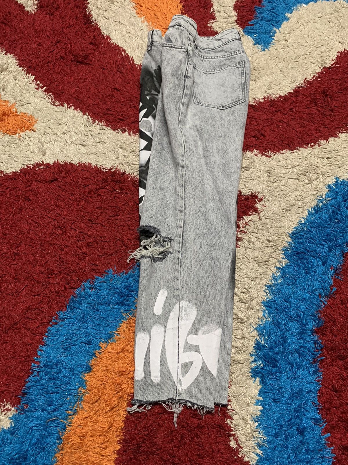 Bershka BERSHKA DISTRESSED JEANS DENIM Size US 26 / EU 42 - 8 Thumbnail