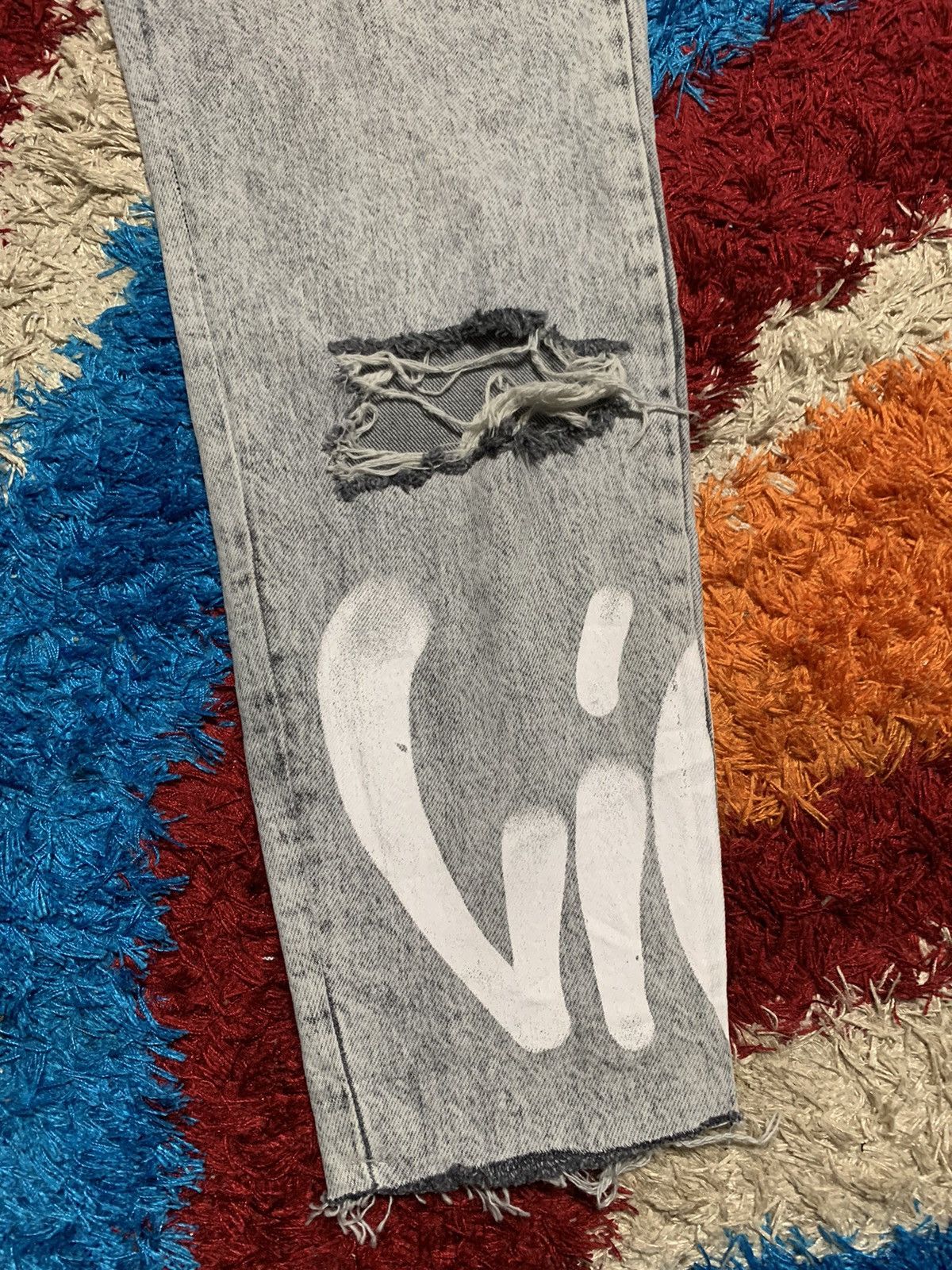Bershka BERSHKA DISTRESSED JEANS DENIM Size US 26 / EU 42 - 5 Thumbnail
