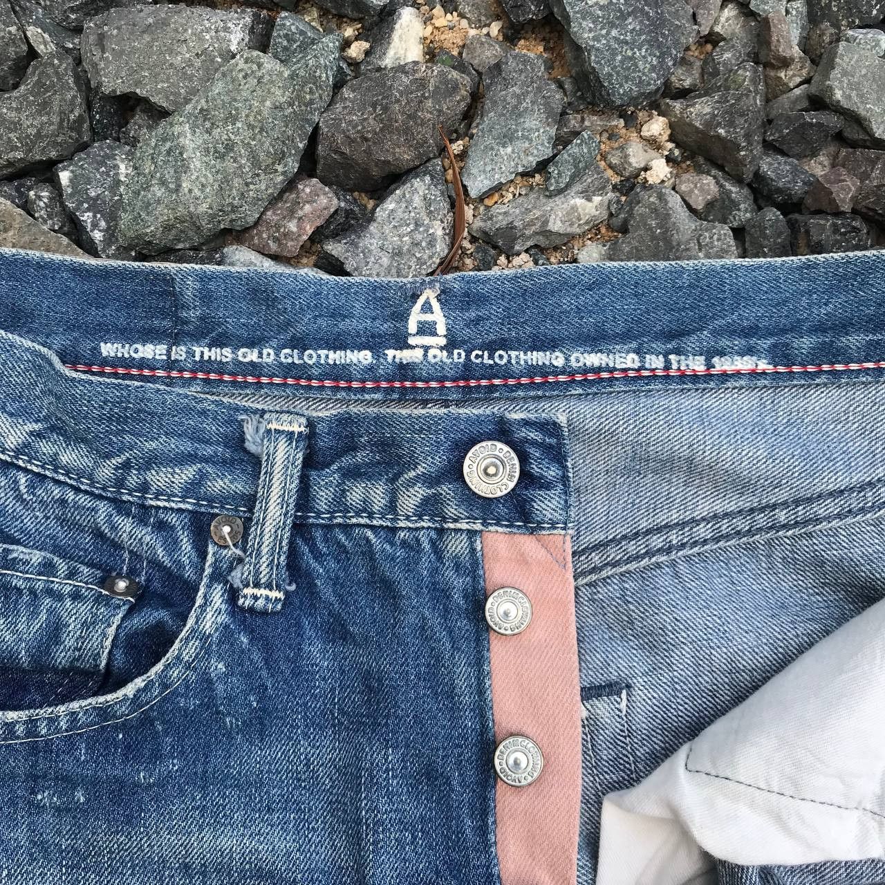 Denime Avoid Japan Selvedged redline bluewash faded kapital dirty Size US 28 / EU 44 - 11 Thumbnail