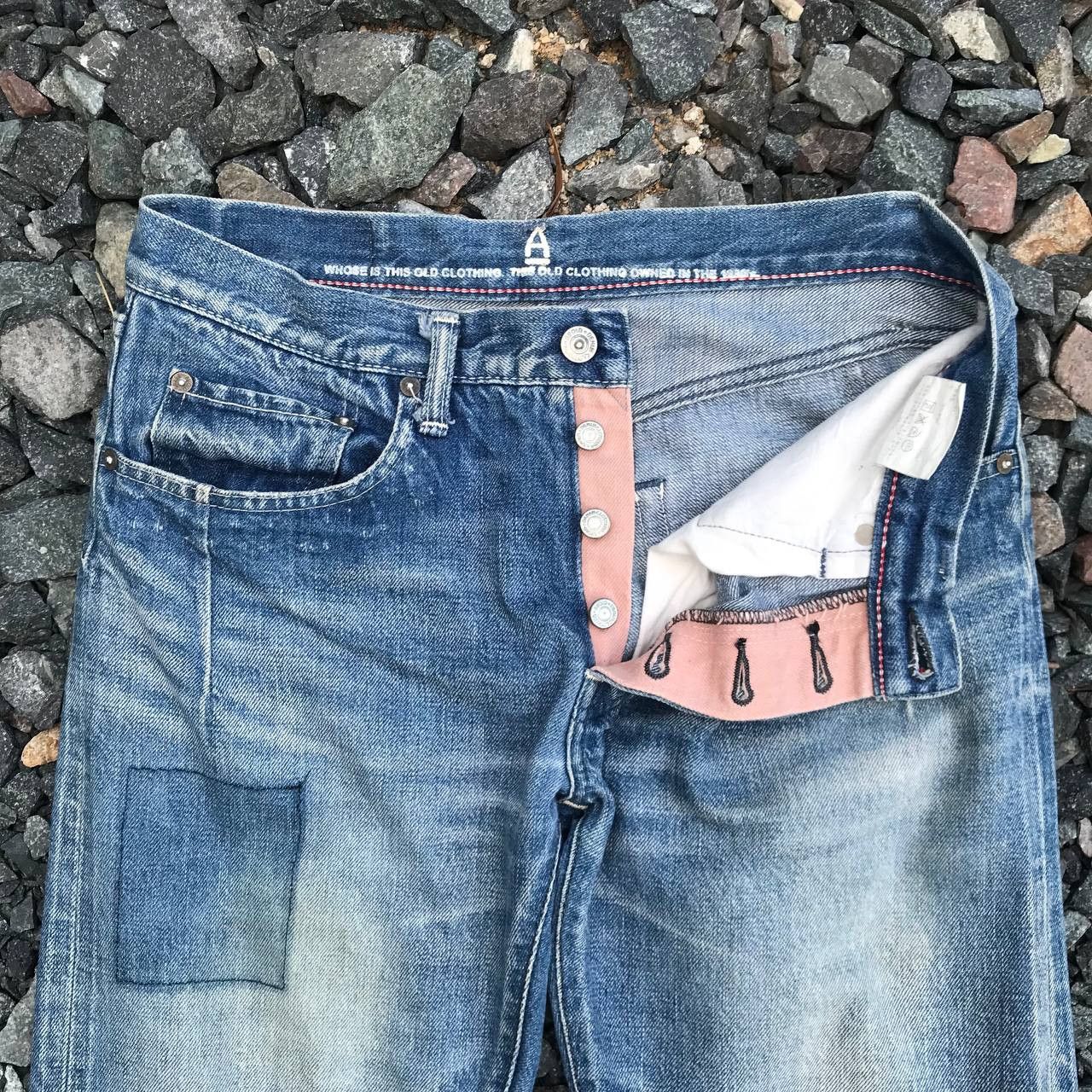 Denime Avoid Japan Selvedged redline bluewash faded kapital dirty Size US 28 / EU 44 - 10 Thumbnail