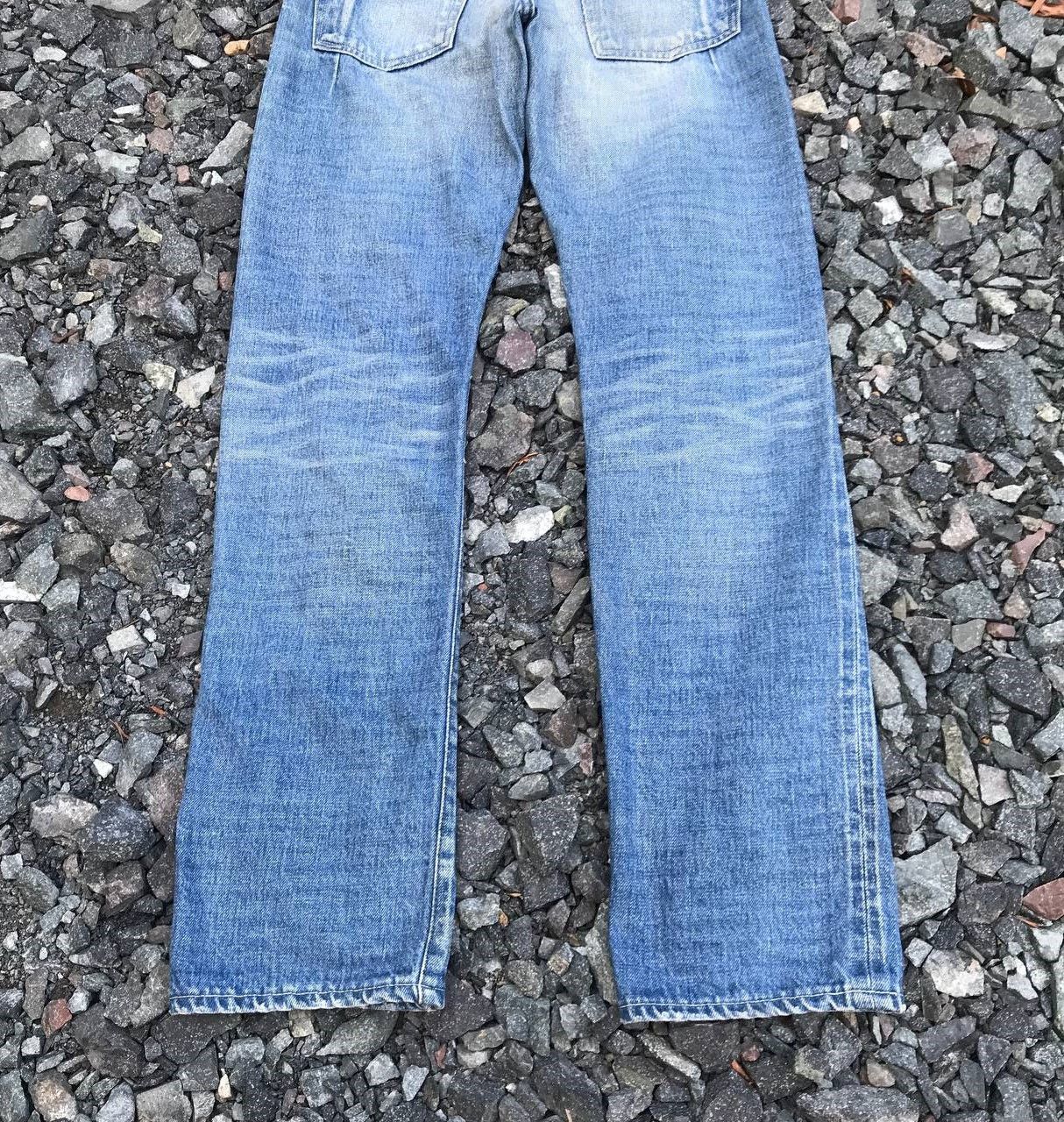Denime Avoid Japan Selvedged redline bluewash faded kapital dirty Size US 28 / EU 44 - 2 Thumbnail