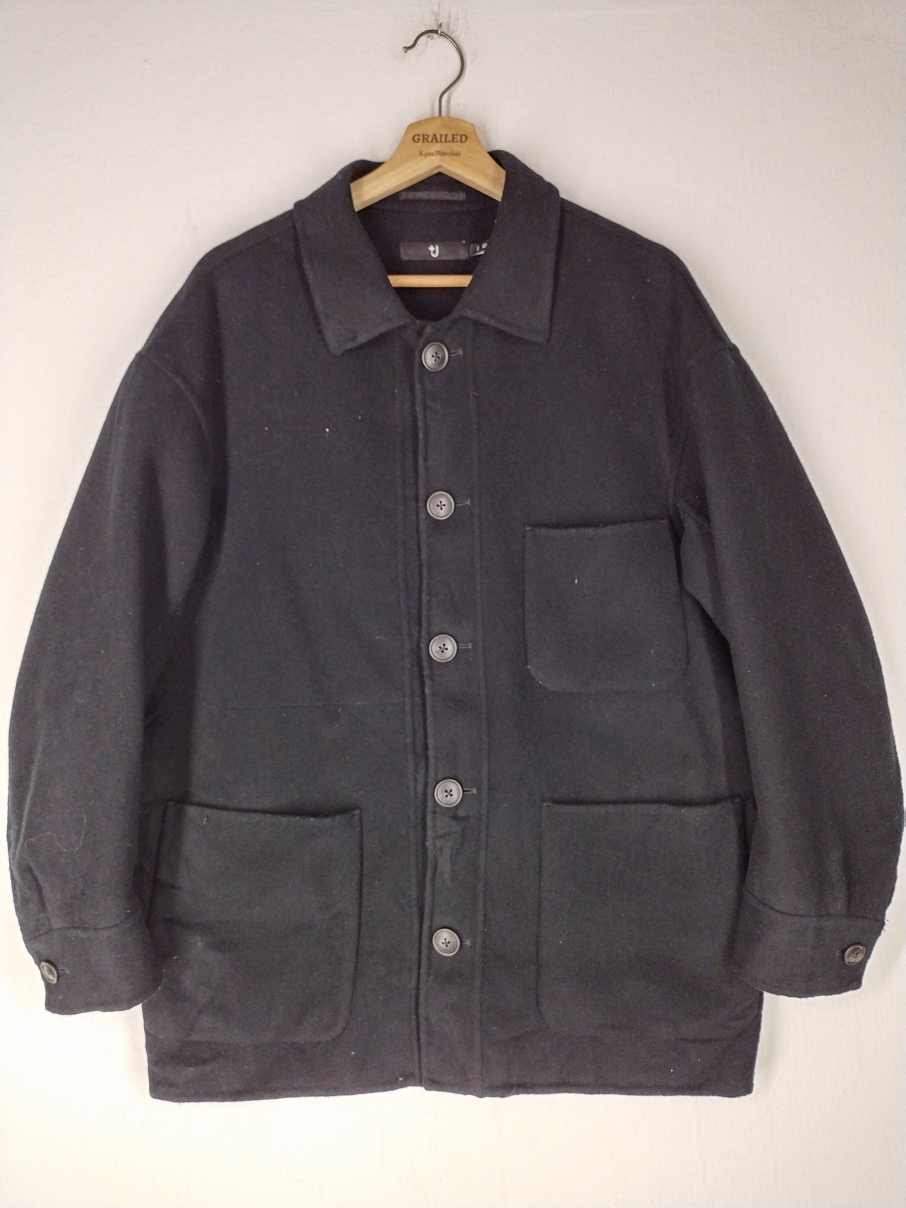 VINTAGE +J WOOL COAT JACKET