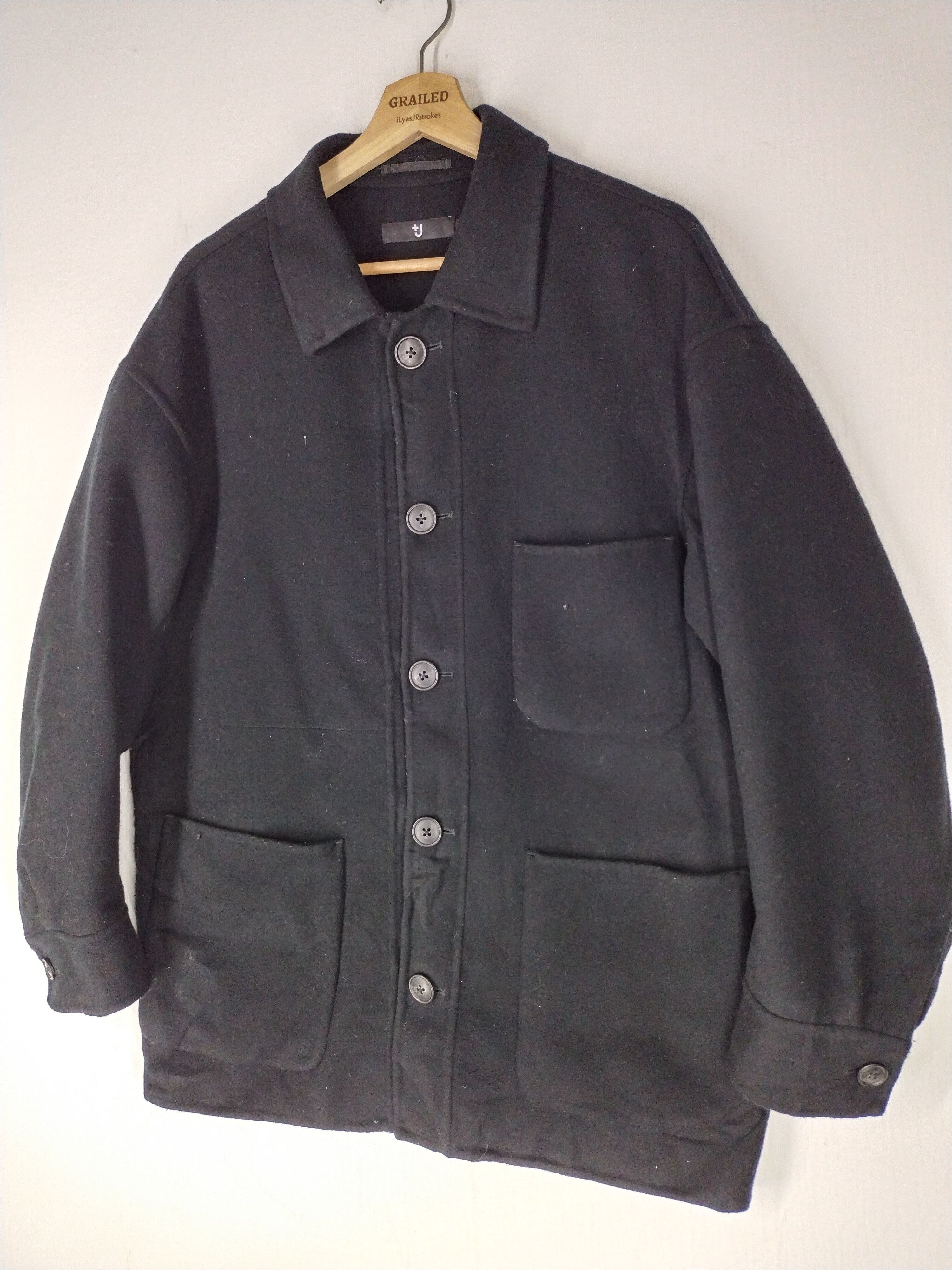 Jil Sander × Uniqlo VINTAGE +J WOOL COAT JACKET Size US M / EU 48-50 / 2 - 3 Thumbnail