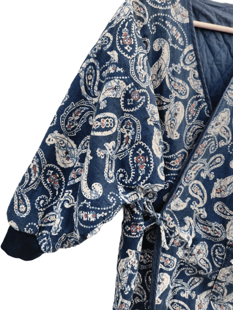 Japanese Brand × Vintage Japanese Brand Kimono Bandana Long Jacket Size US M / EU 48-50 / 2 - 3 Thumbnail