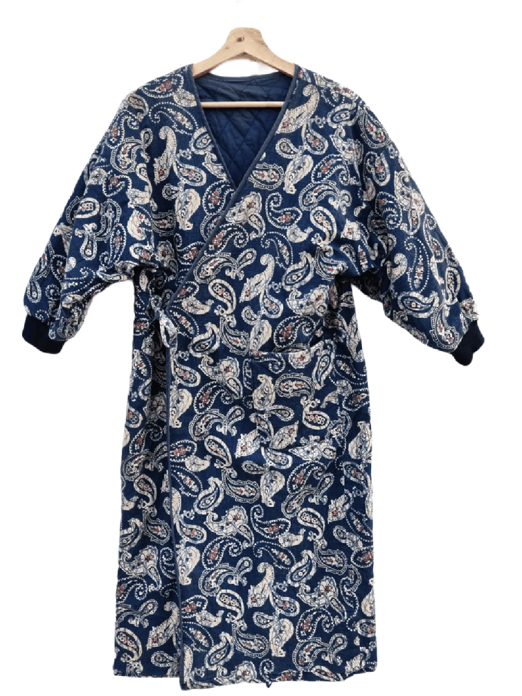 Japanese Brand × Vintage Japanese Brand Kimono Bandana Long Jacket Size US M / EU 48-50 / 2 - 1 Thumbnail