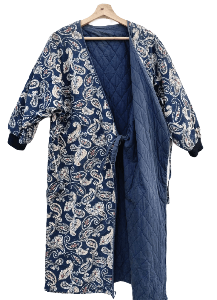 Japanese Brand × Vintage Japanese Brand Kimono Bandana Long Jacket Size US M / EU 48-50 / 2 - 4 Thumbnail