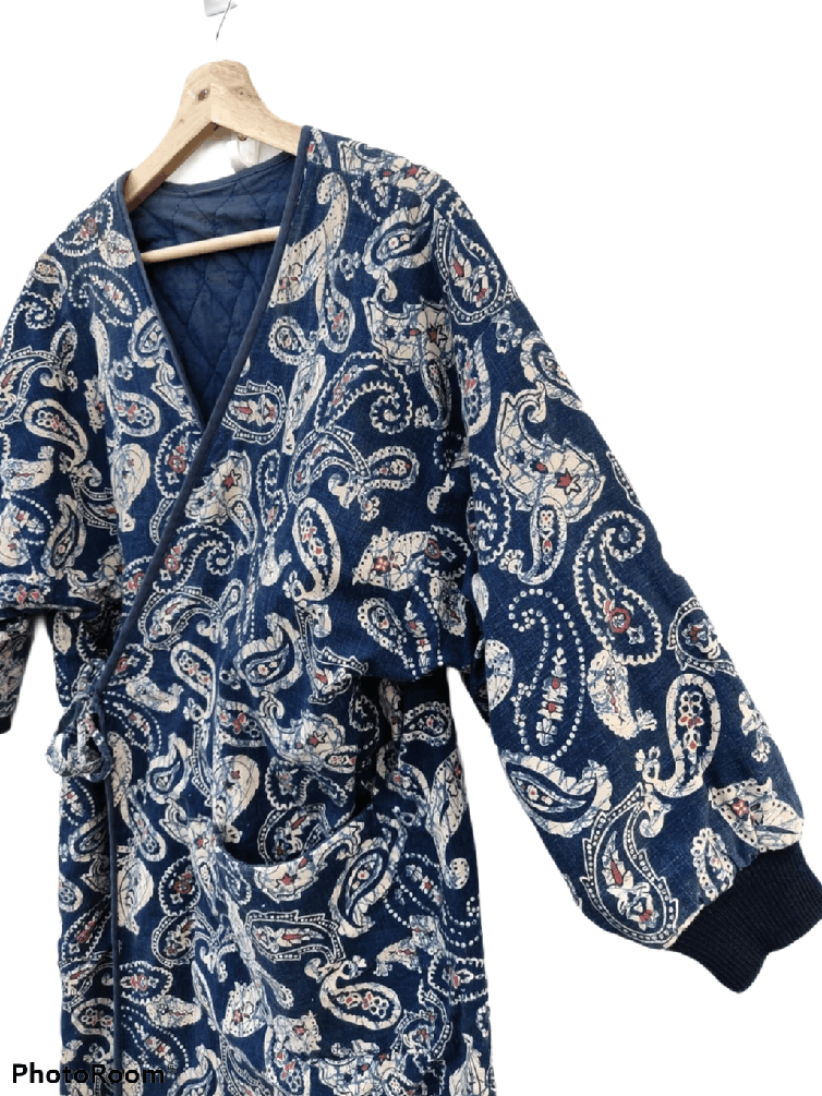 Japanese Brand × Vintage Japanese Brand Kimono Bandana Long Jacket Size US M / EU 48-50 / 2 - 9 Thumbnail