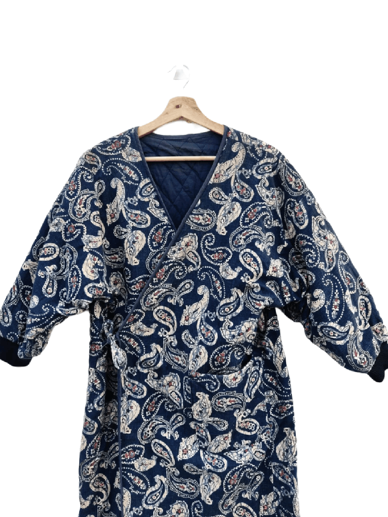 Japanese Brand × Vintage Japanese Brand Kimono Bandana Long Jacket Size US M / EU 48-50 / 2 - 6 Thumbnail