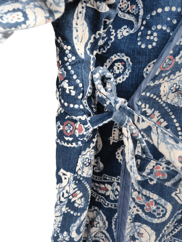 Japanese Brand × Vintage Japanese Brand Kimono Bandana Long Jacket Size US M / EU 48-50 / 2 - 2 Thumbnail