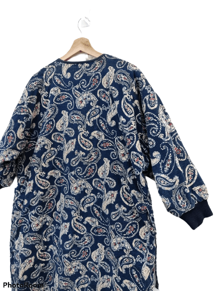 Japanese Brand × Vintage Japanese Brand Kimono Bandana Long Jacket Size US M / EU 48-50 / 2 - 8 Thumbnail