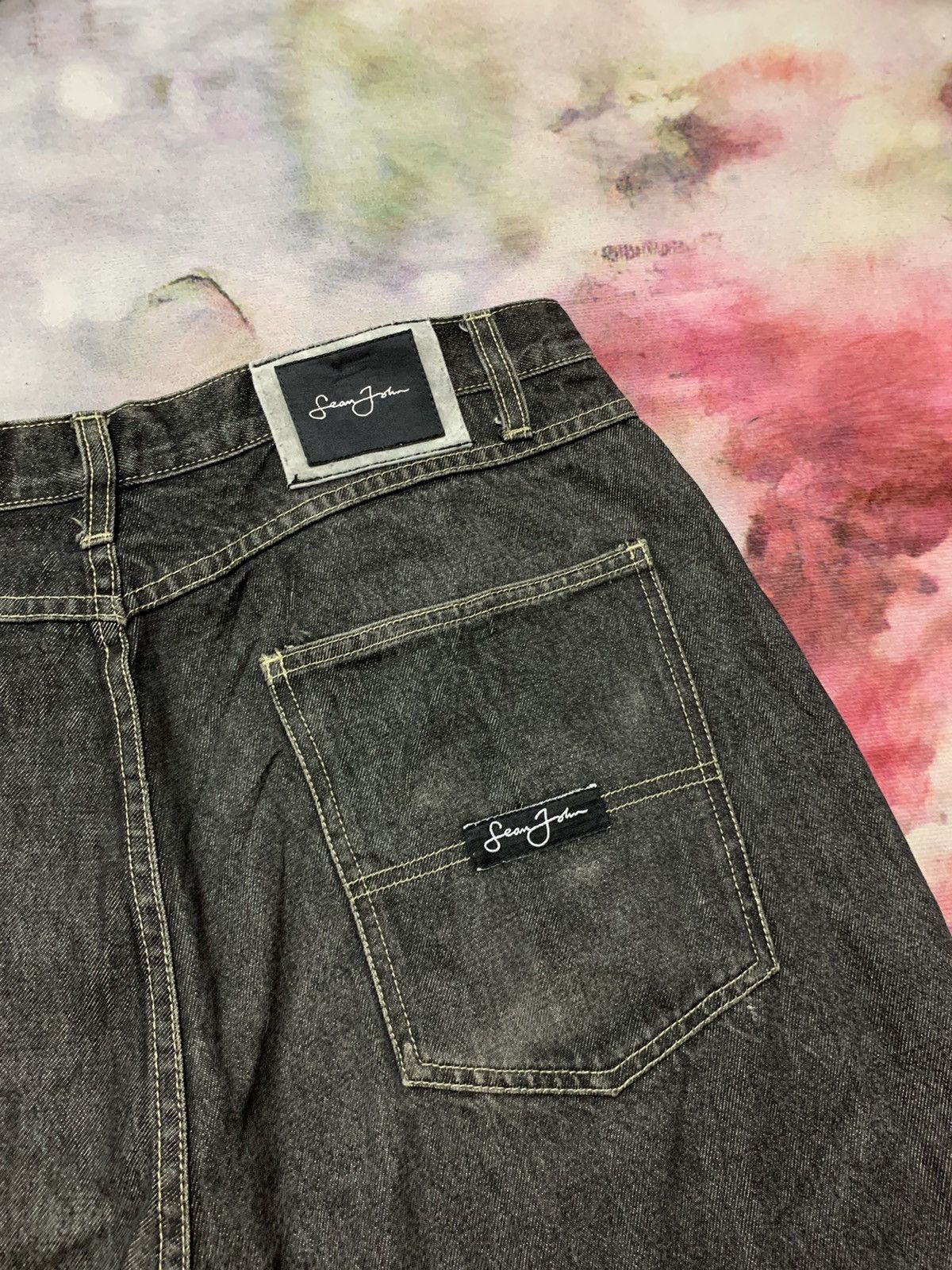 JNCO Vintage SeanJohn Raver Baggy Custom Cut Off Size US 36 / EU 52 - 5 Thumbnail