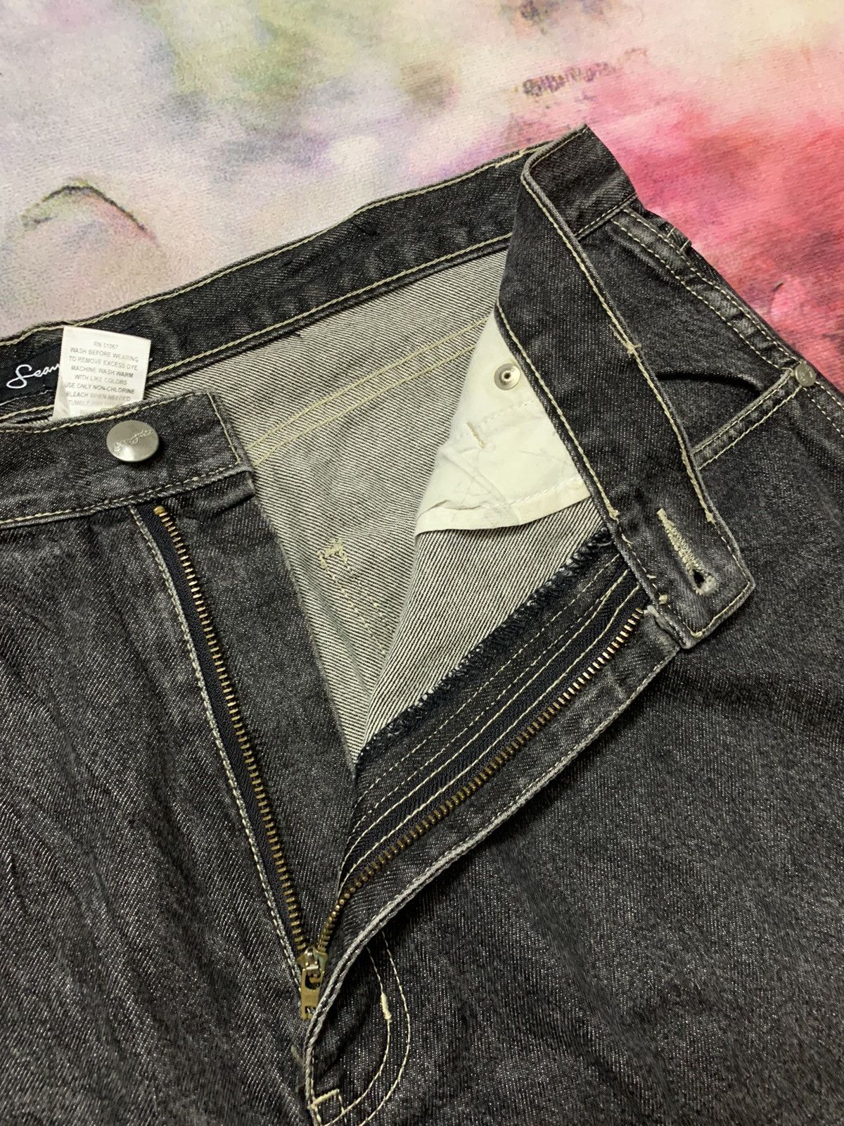 JNCO Vintage SeanJohn Raver Baggy Custom Cut Off Size US 36 / EU 52 - 7 Thumbnail