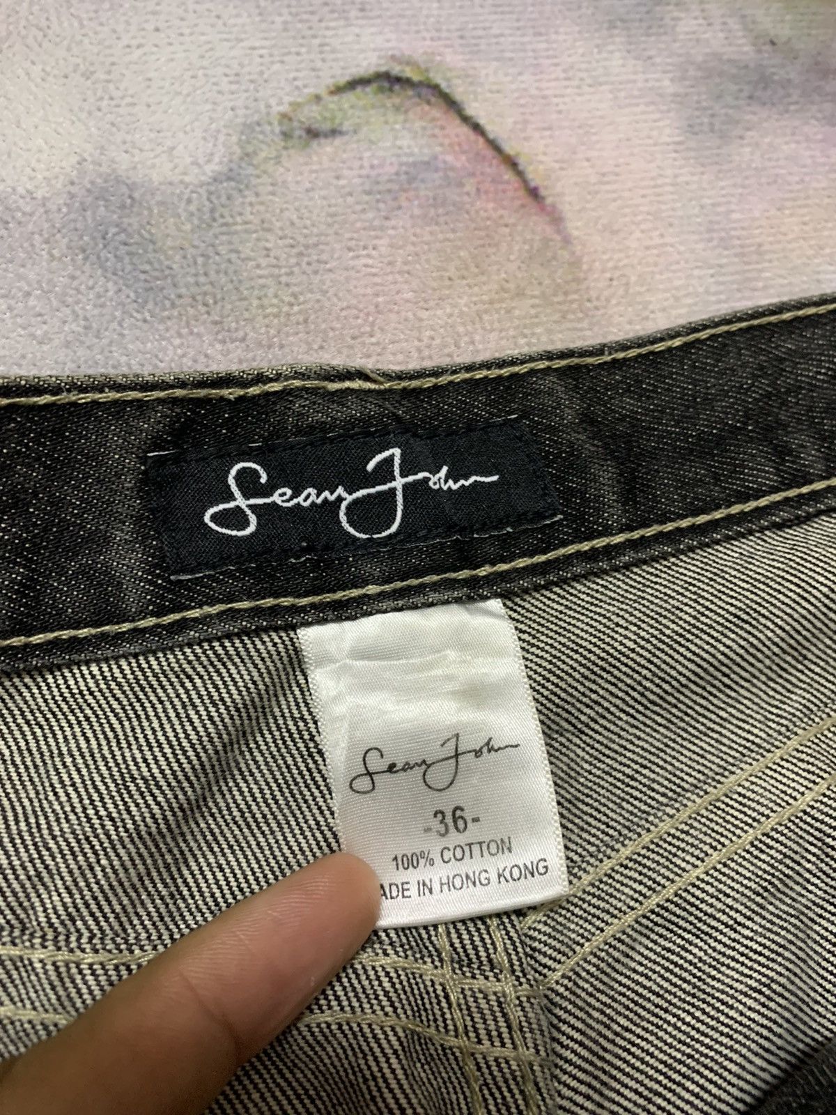 JNCO Vintage SeanJohn Raver Baggy Custom Cut Off Size US 36 / EU 52 - 6 Thumbnail
