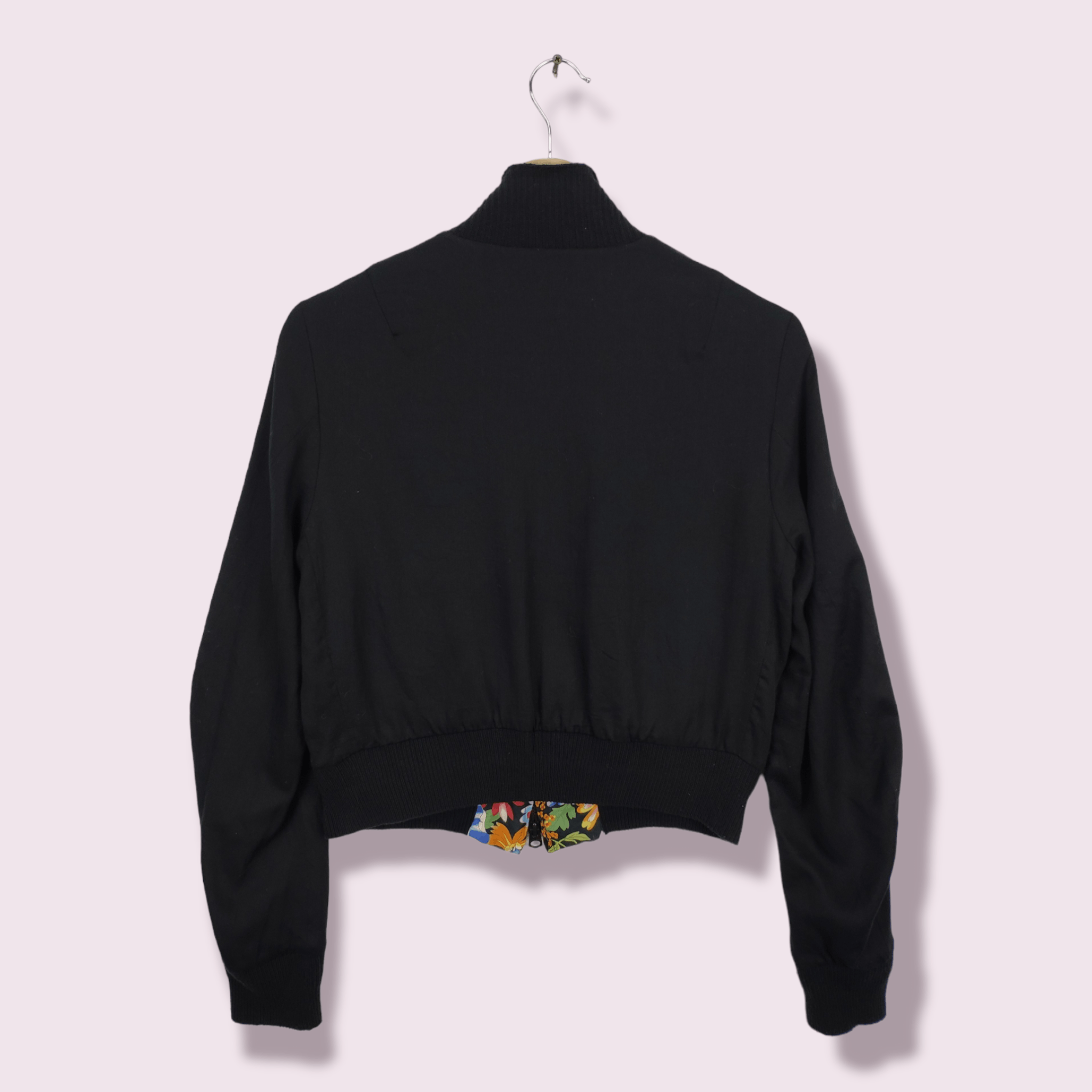Y's × Yohji Yamamoto Ys Yohji Yamamoto Floral Bomber Jacket Cropped Reversible Size S / US 4 / IT 40 - 8 Thumbnail