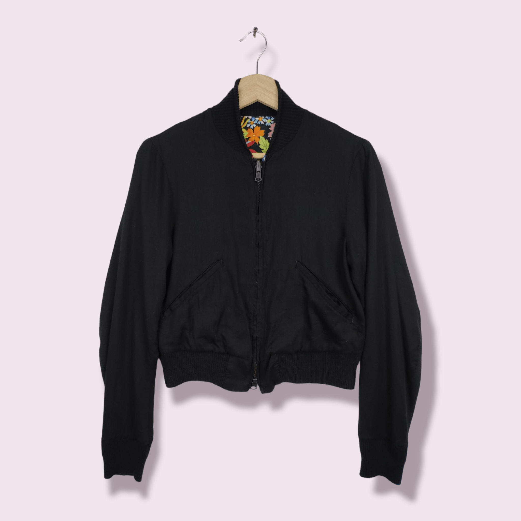 Y's × Yohji Yamamoto Ys Yohji Yamamoto Floral Bomber Jacket Cropped Reversible Size S / US 4 / IT 40 - 7 Thumbnail