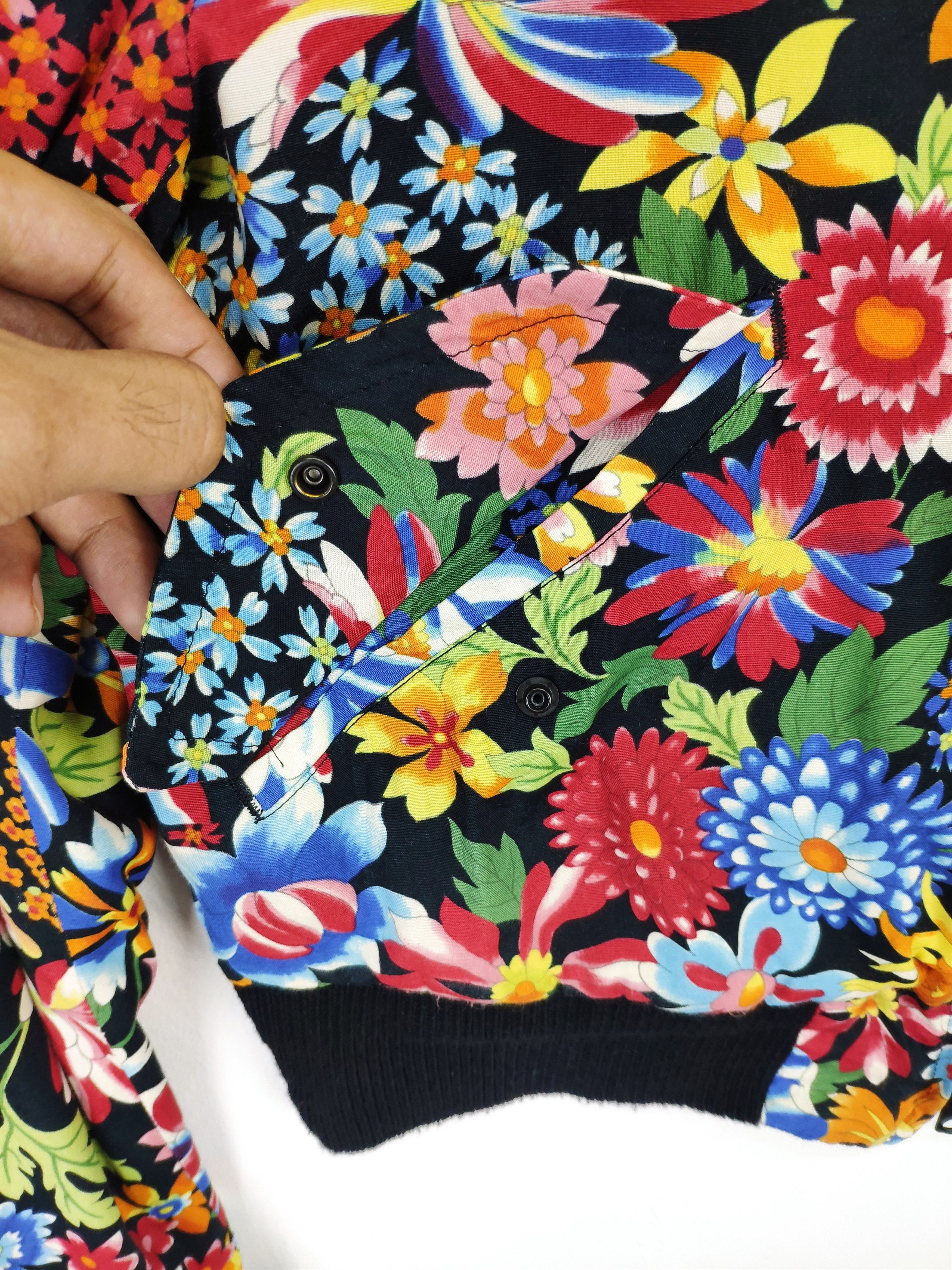 Y's × Yohji Yamamoto Ys Yohji Yamamoto Floral Bomber Jacket Cropped Reversible Size S / US 4 / IT 40 - 15 Thumbnail