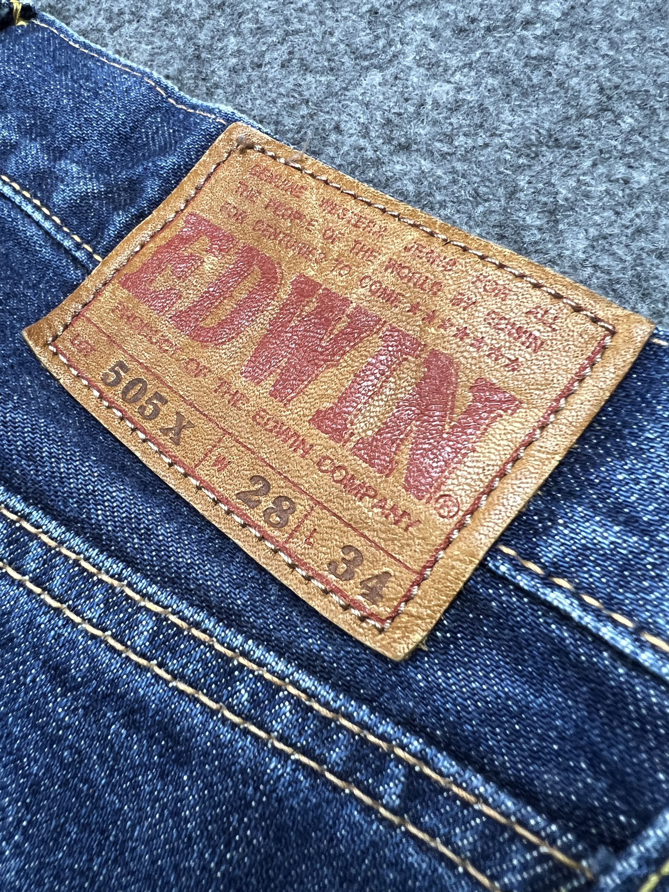 Edwin Redline Edwin 505X Blue Washed jeans Size US 28 / EU 44 - 6 Thumbnail