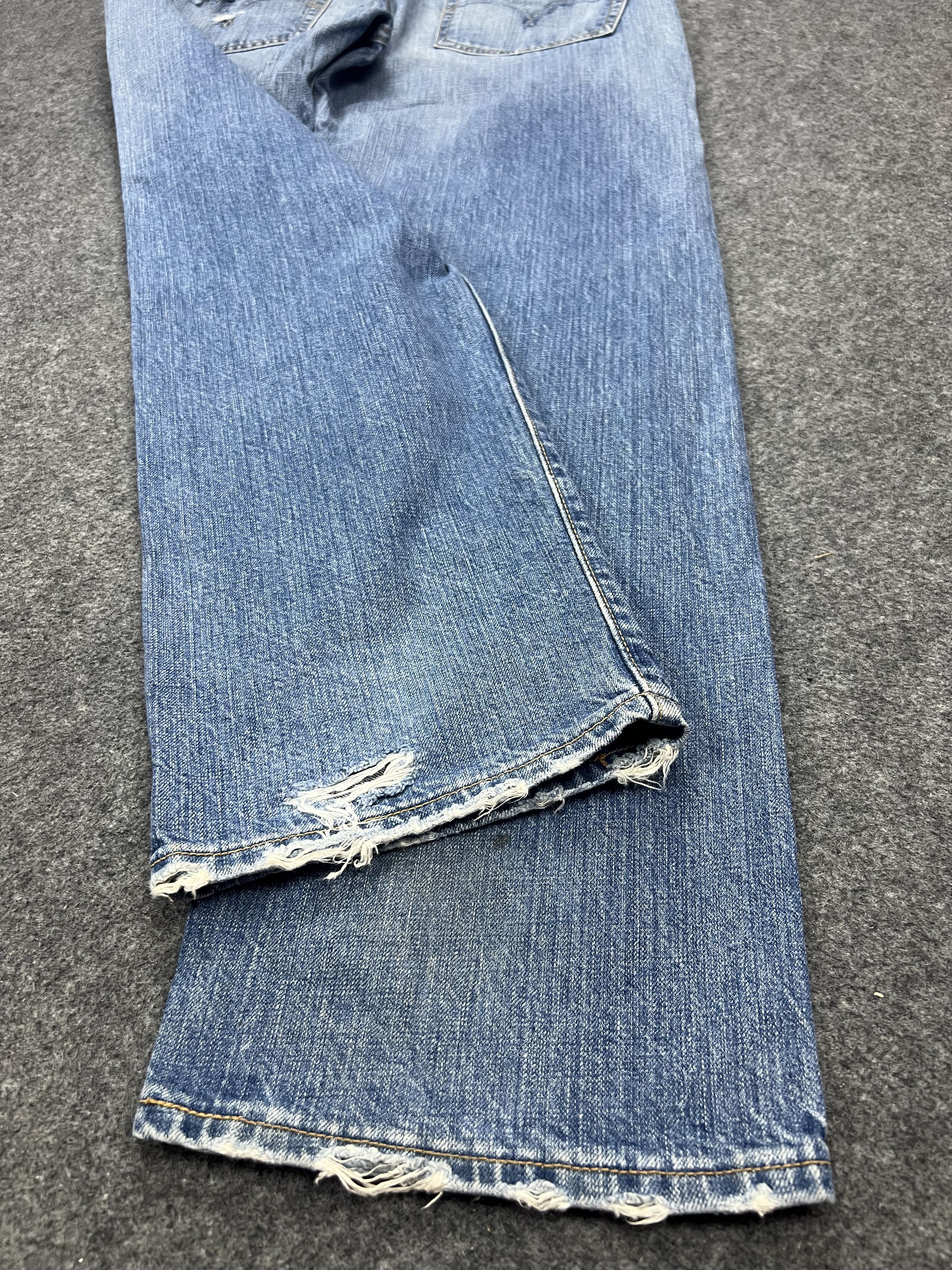Levi's × Vintage Distressed Levis 501 jeans Size US 34 / EU 50 - 13 Thumbnail