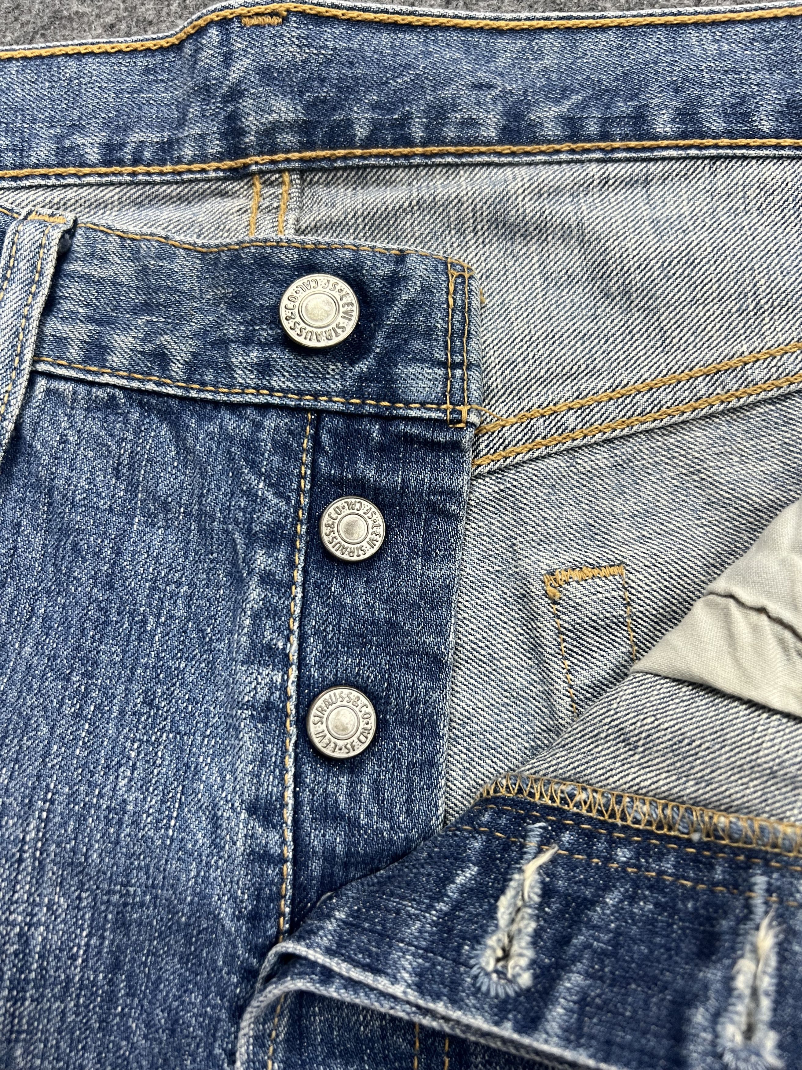 Levi's × Vintage Distressed Levis 501 jeans Size US 34 / EU 50 - 17 Thumbnail