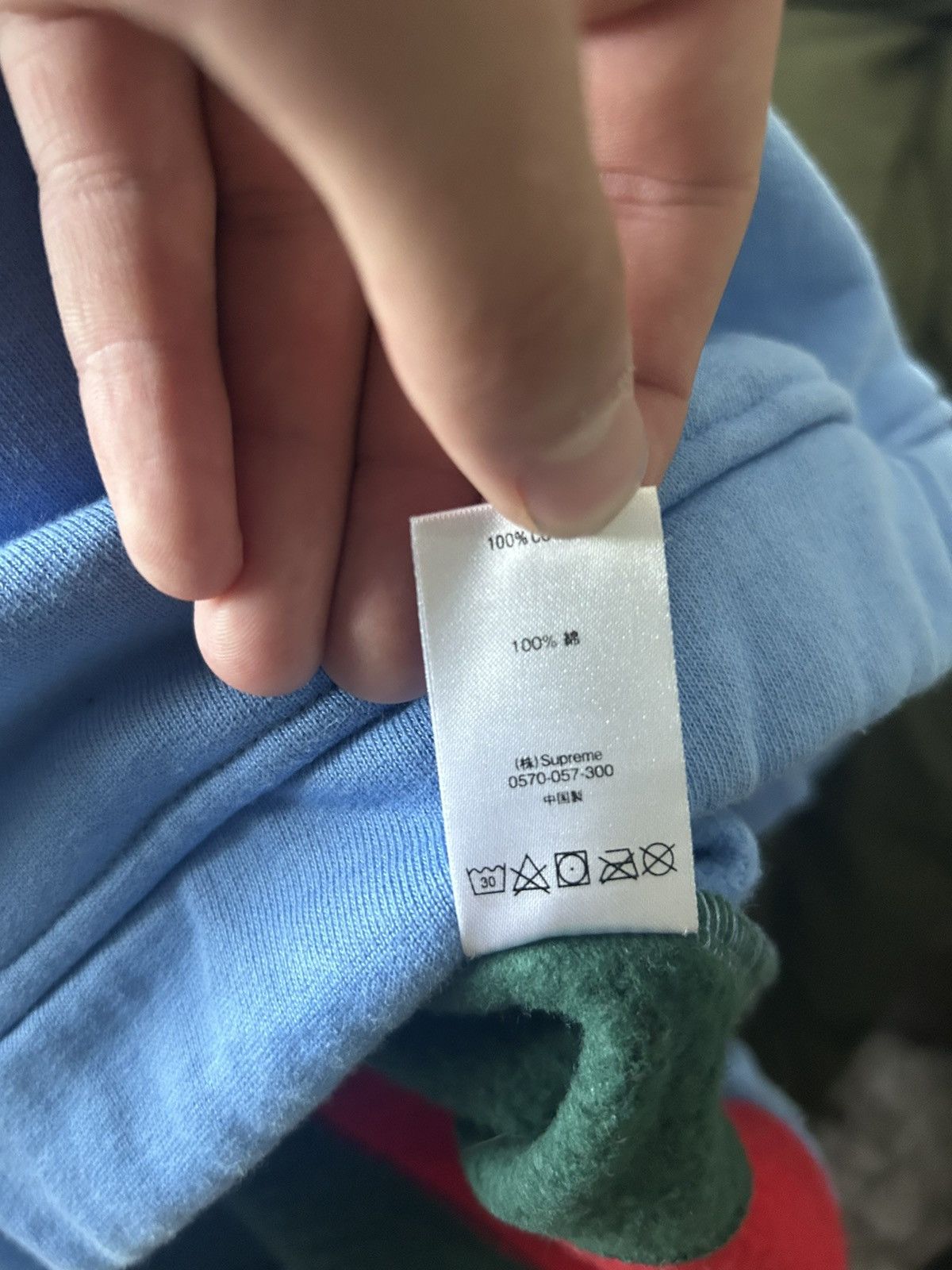 Supreme Supreme summer 2020 light blue cross half zip sweatshirt Size US M / EU 48-50 / 2 - 6 Thumbnail