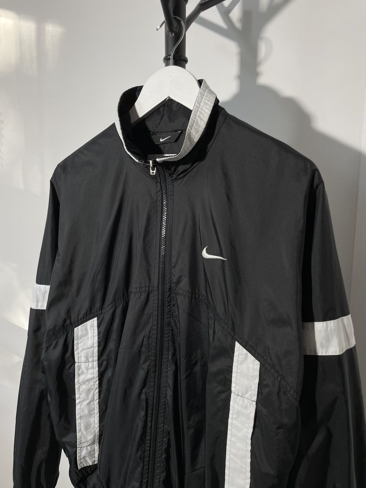 Nike × Vintage Nike Vintage Nylon Big Swoosh Logo Light Olympic Jacket Size US S / EU 44-46 / 1 - 2 Thumbnail