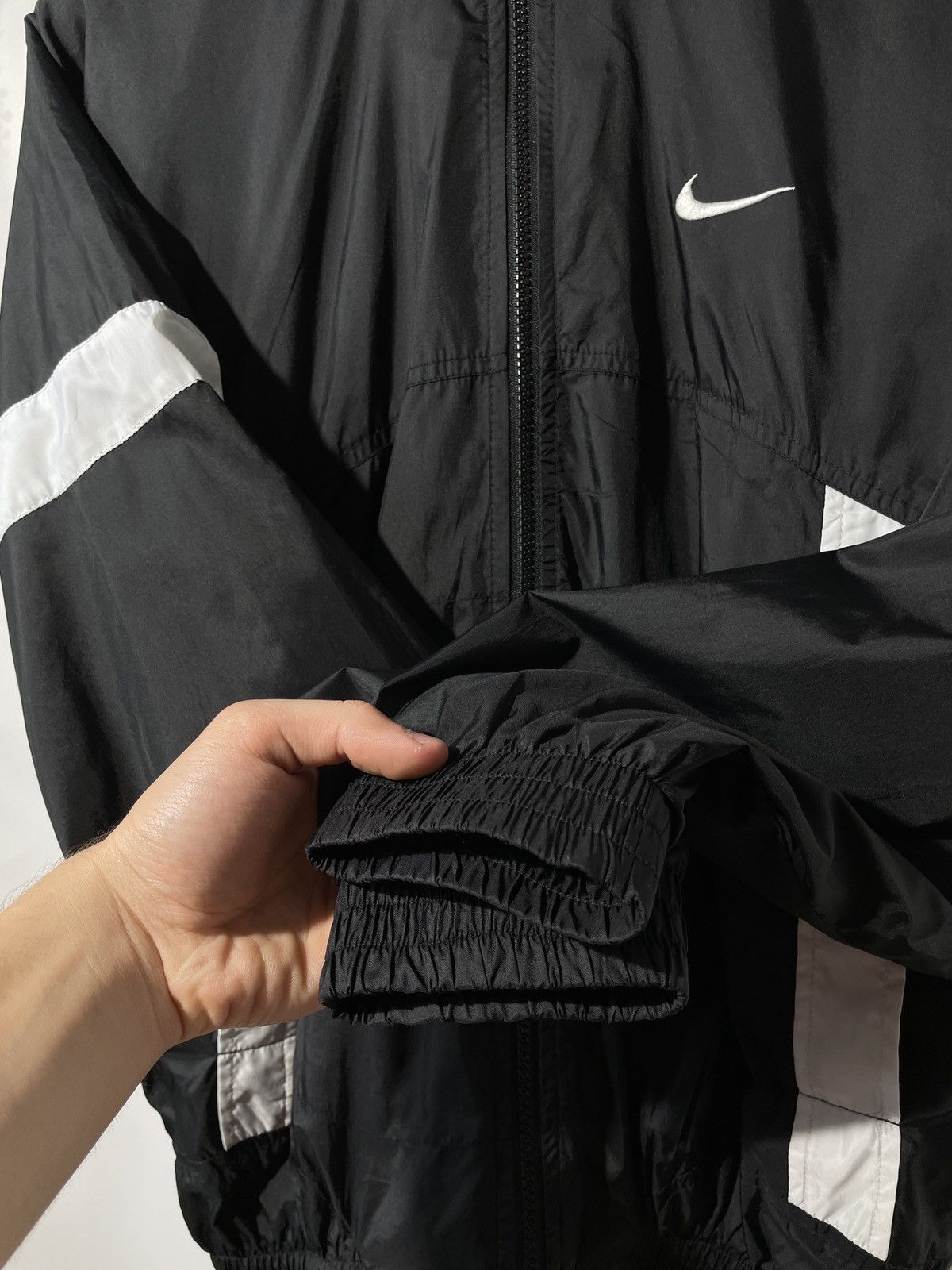 Nike × Vintage Nike Vintage Nylon Big Swoosh Logo Light Olympic Jacket Size US S / EU 44-46 / 1 - 9 Thumbnail