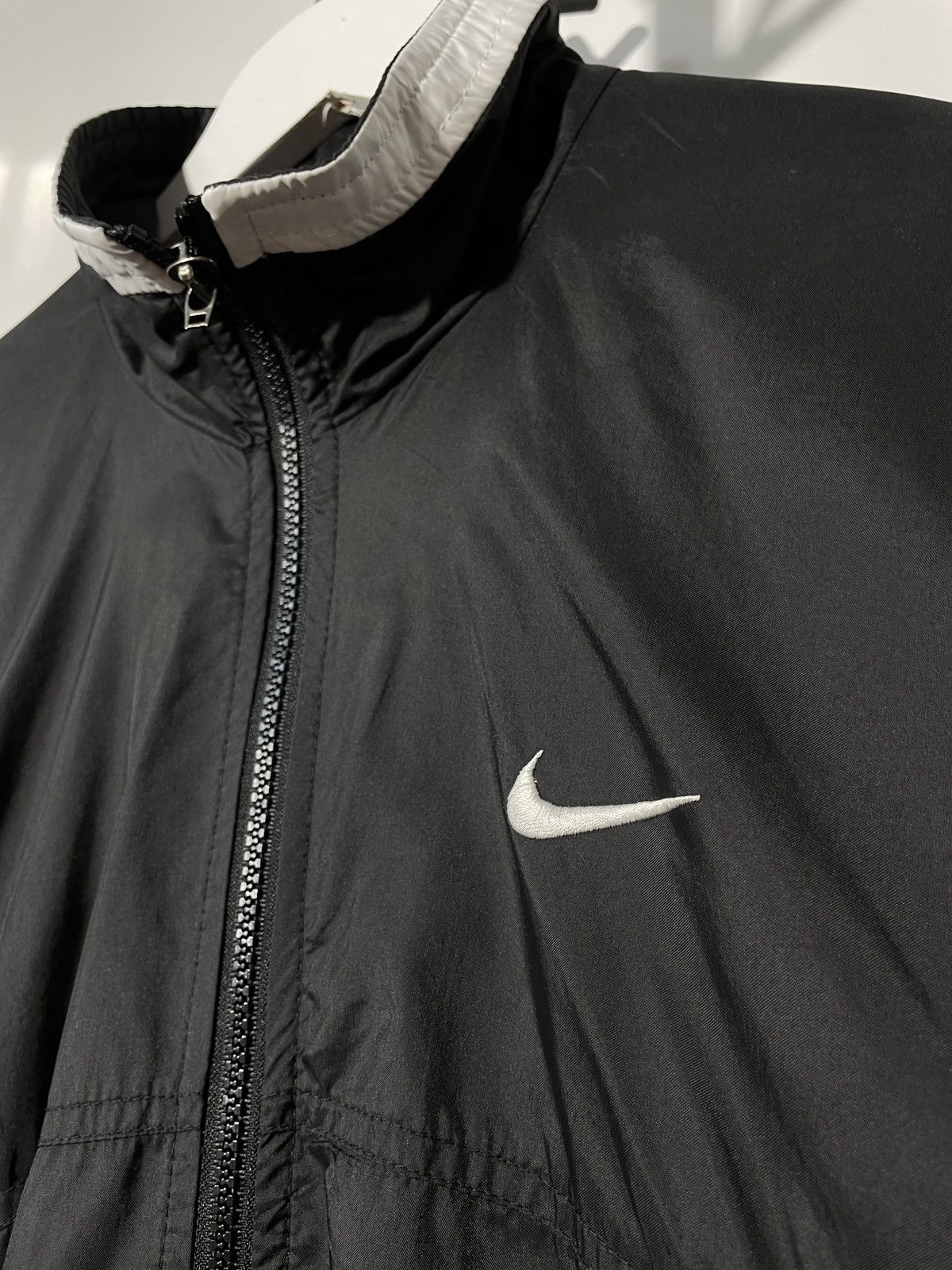 Nike × Vintage Nike Vintage Nylon Big Swoosh Logo Light Olympic Jacket Size US S / EU 44-46 / 1 - 3 Thumbnail