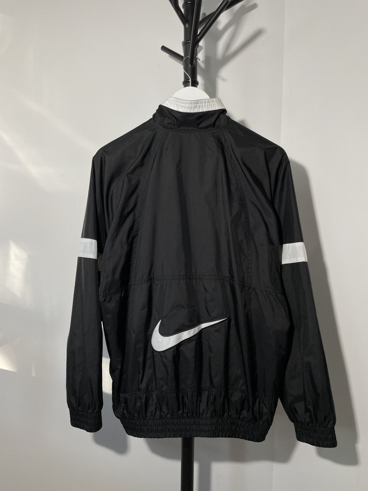 Nike × Vintage Nike Vintage Nylon Big Swoosh Logo Light Olympic Jacket Size US S / EU 44-46 / 1 - 11 Thumbnail