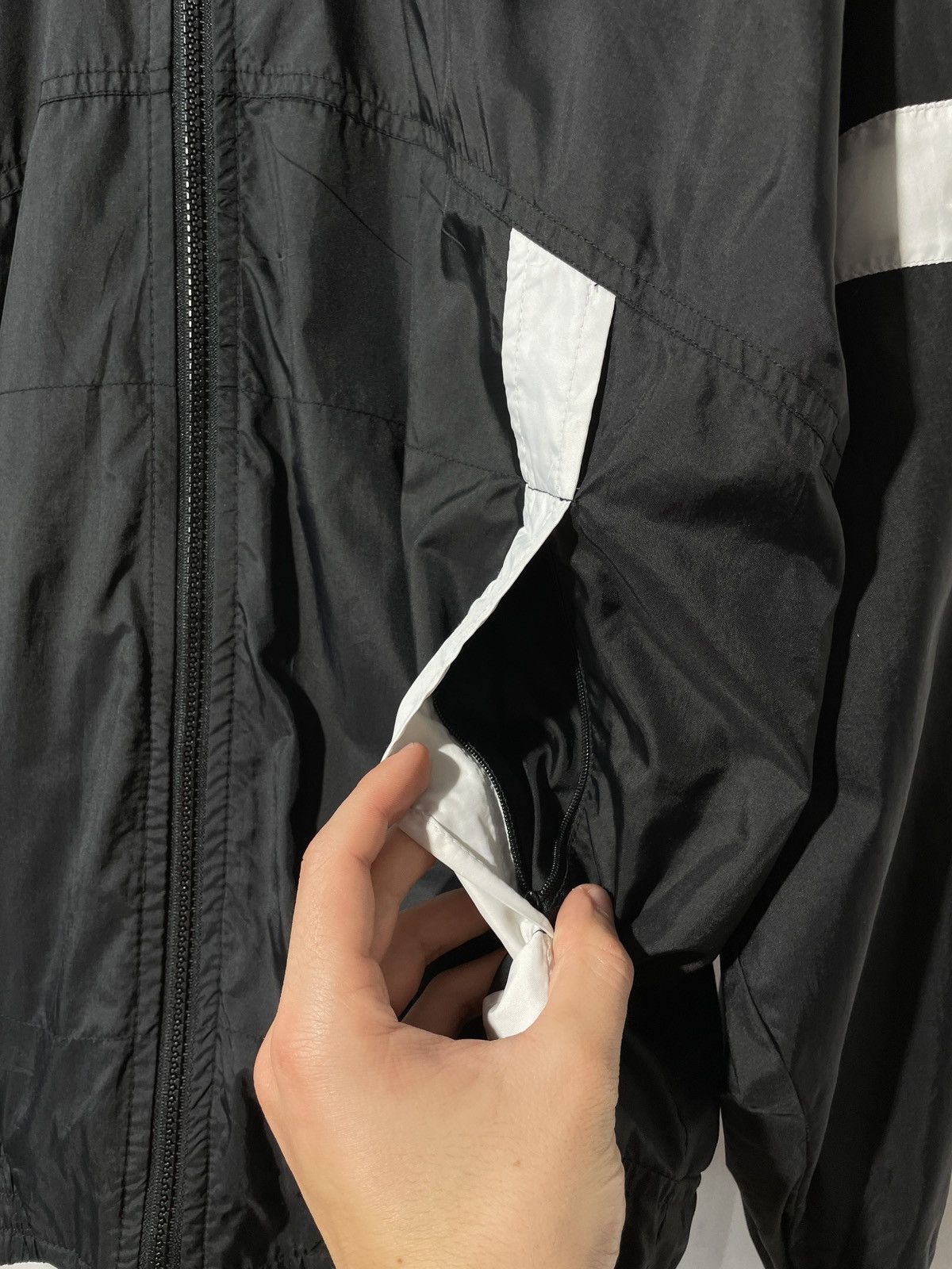 Nike × Vintage Nike Vintage Nylon Big Swoosh Logo Light Olympic Jacket Size US S / EU 44-46 / 1 - 10 Thumbnail