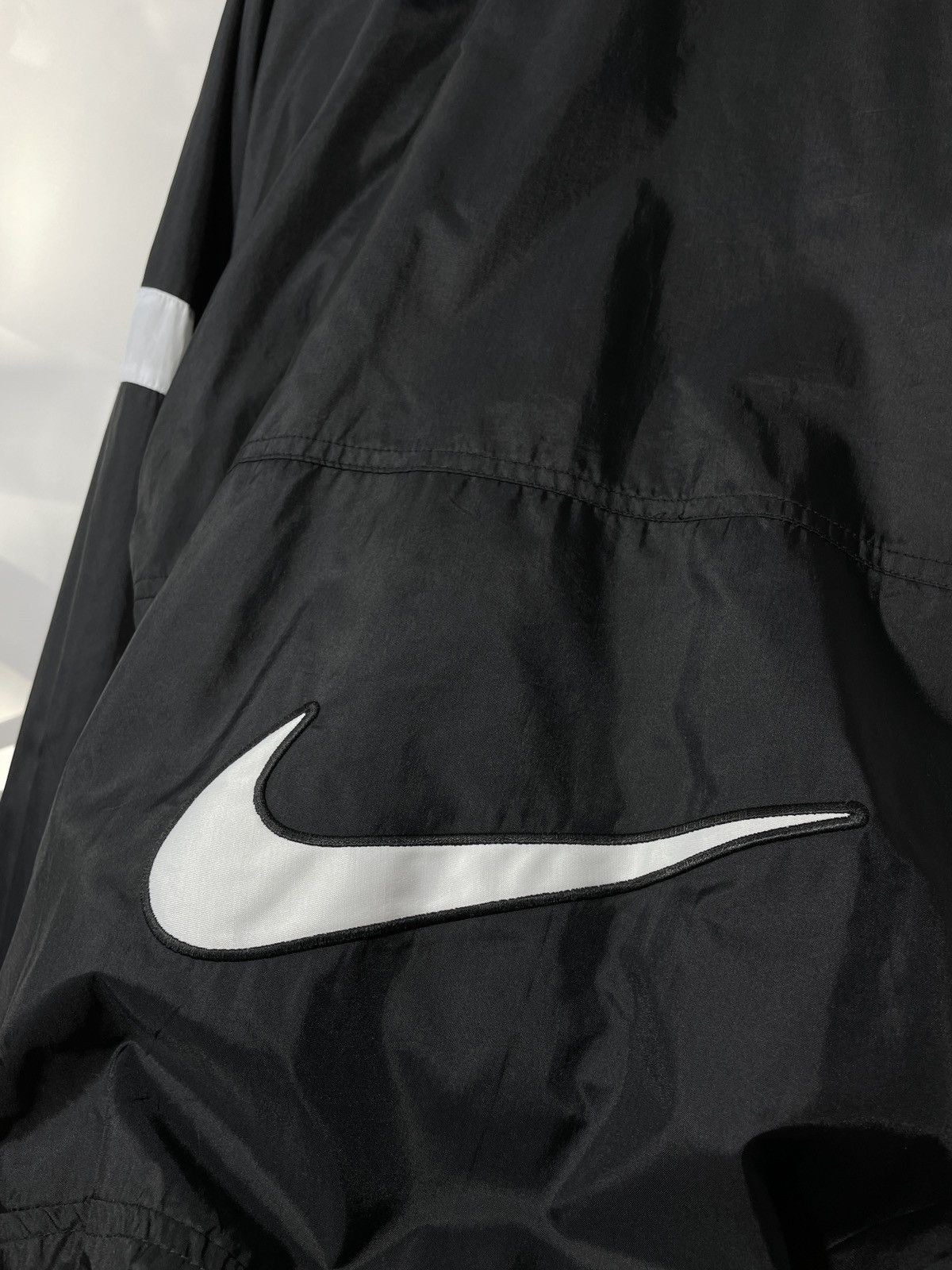 Nike × Vintage Nike Vintage Nylon Big Swoosh Logo Light Olympic Jacket Size US S / EU 44-46 / 1 - 14 Thumbnail
