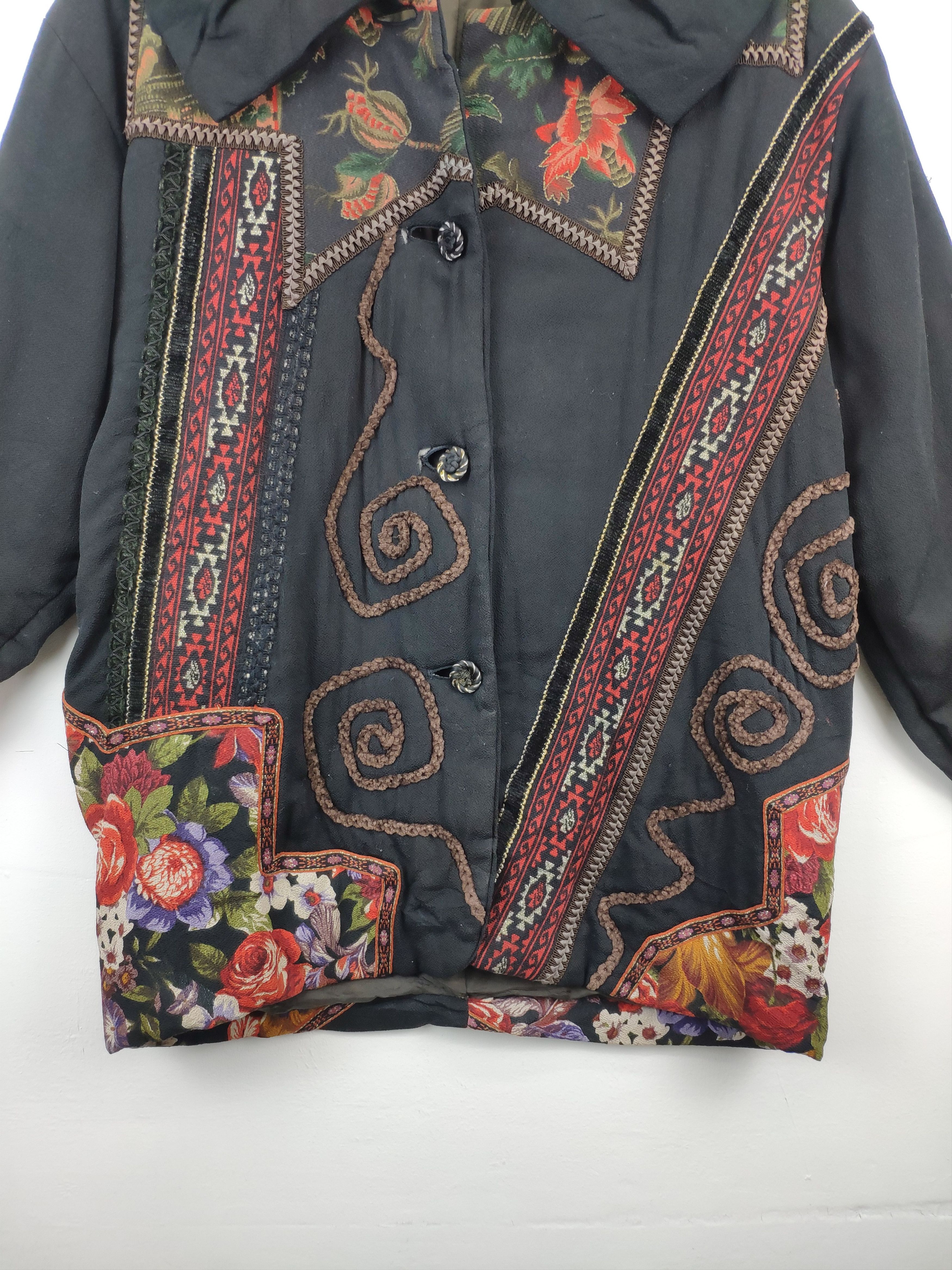 Japanese Brand Vintage Cardigan Shawl Collar Distressed Like Yohji Yamamoto Size XL / US 12-14 / IT 48-50 - 9 Thumbnail
