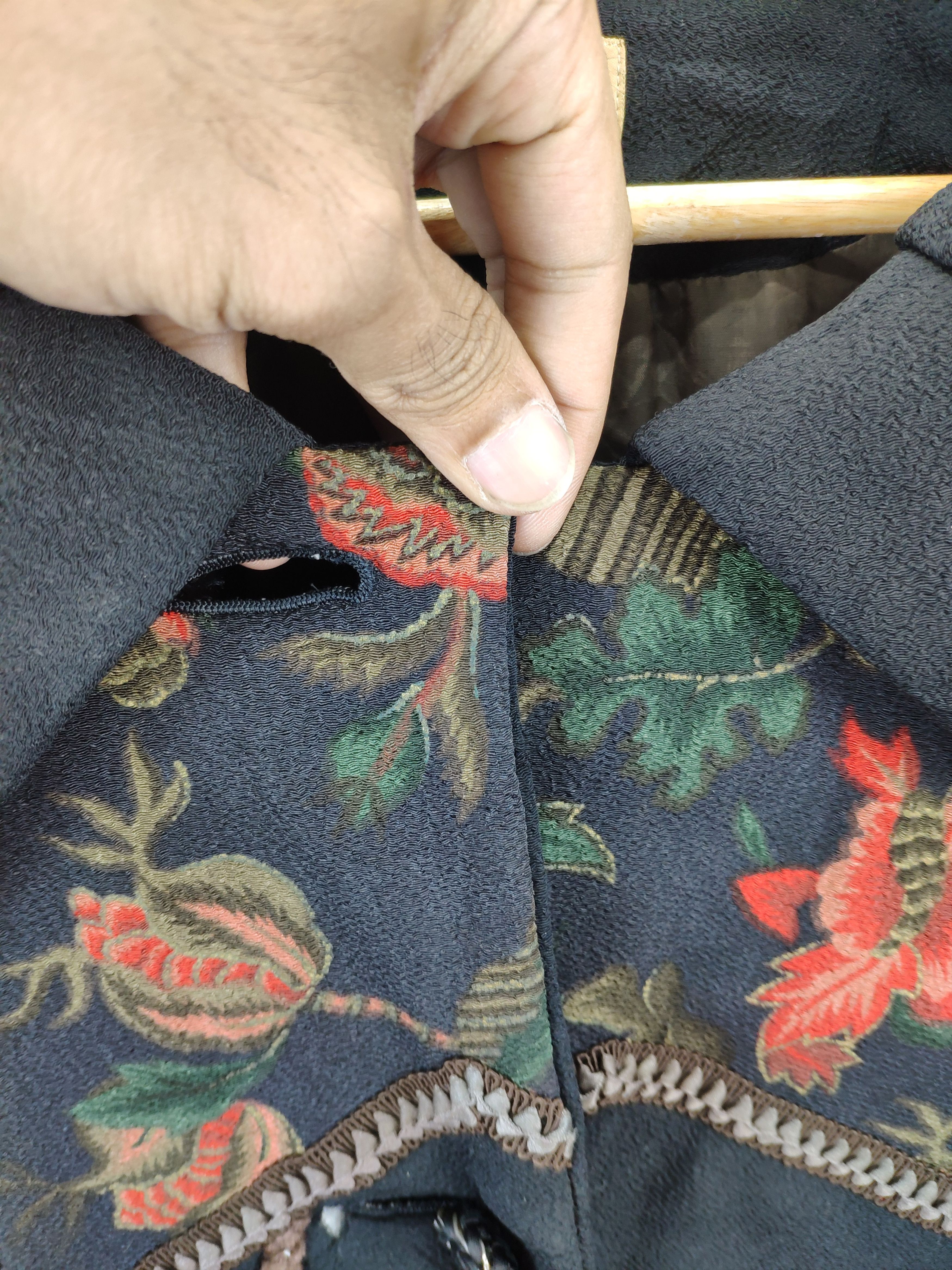 Designer Vintage Cardigan Shawl Collar Distressed Like Yohji Yamamoto Size XL / US 12-14 / IT 48-50 - 10 Thumbnail