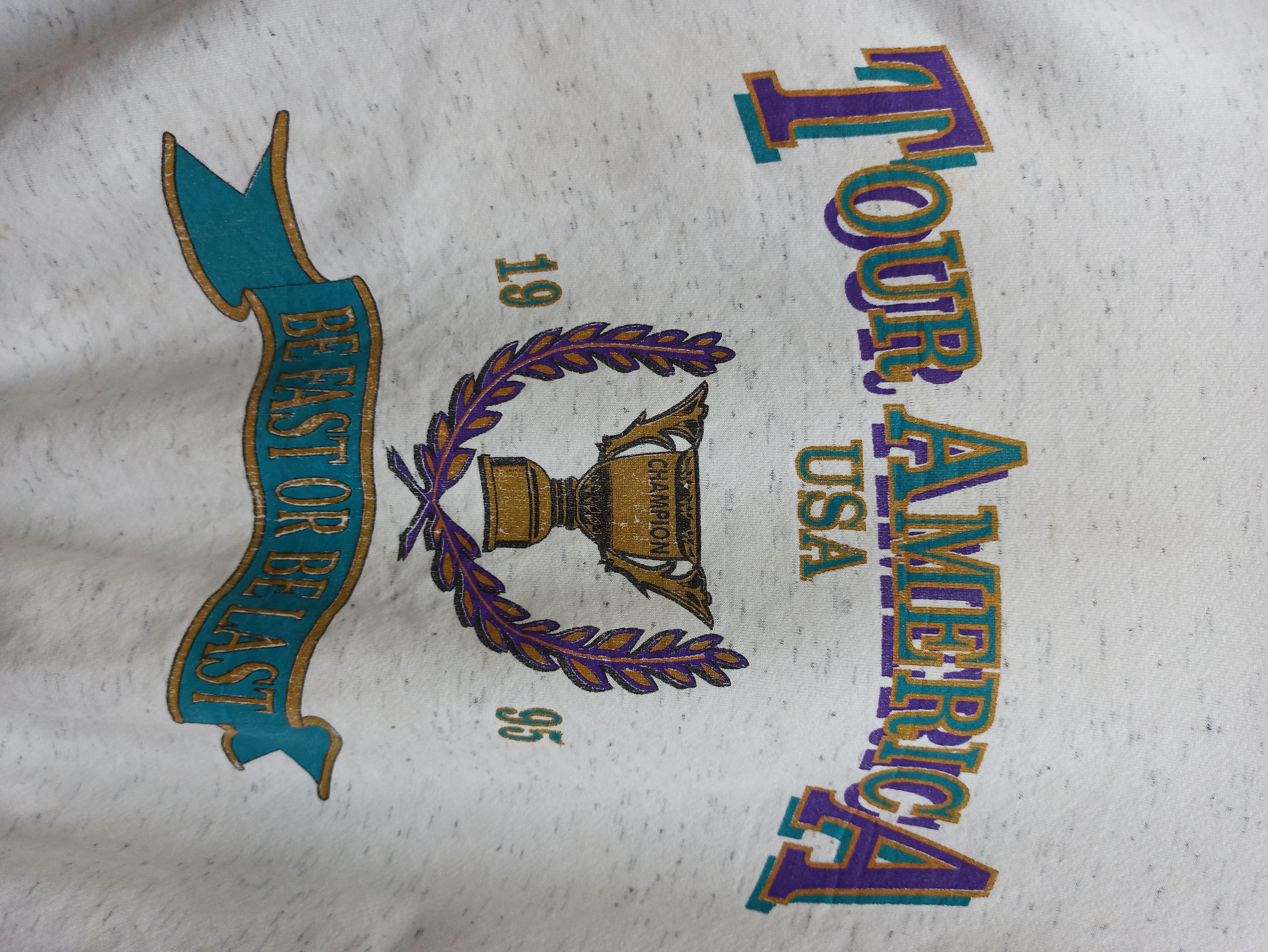 Band Tees Vintage Tour America USA 1995 Sweatshirts Sportswear (c36) Size US XL / EU 56 / 4 - 2 Thumbnail